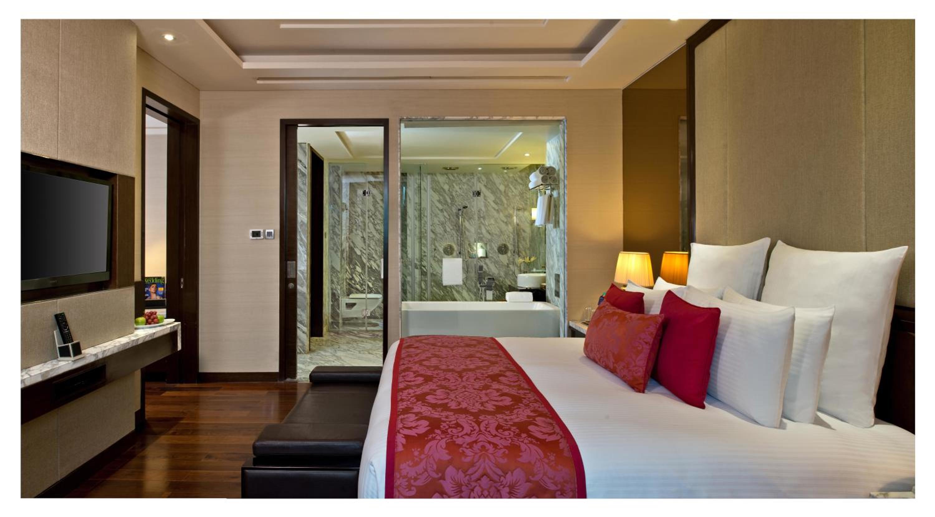 Suite with Bathtub and Living Room – Non Smoking Room with 02 beer or 02 Pegs(IMFL) or 02 Mocktails and 02 pcs laundry, Complimentary INR 500 Hotel Credit on min usage of INR 2000 at market place restaurant on Food & Soft Beverages, 50% off on Mini Bar Suite with Bathtub and Living Room – Non Smoking Room with 02 beer or 02 Pegs(IMFL) or 02 Mocktails and 02 pcs laundry, Complimentary INR 500 Hotel Credit on min usage of INR 2000 at market place restaurant on Food & Soft Beverages, 50% off on Mini Bar