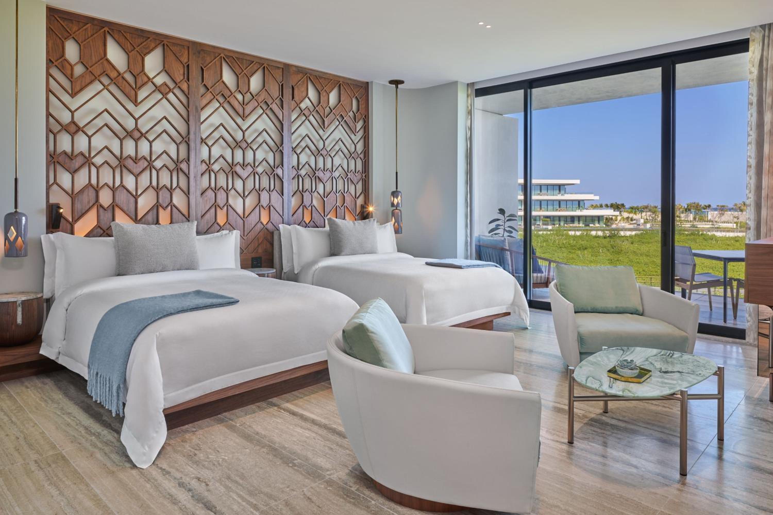 Deluxe Queen Room with Two Queen Beds, Ocean View and Terrace - Photo 1