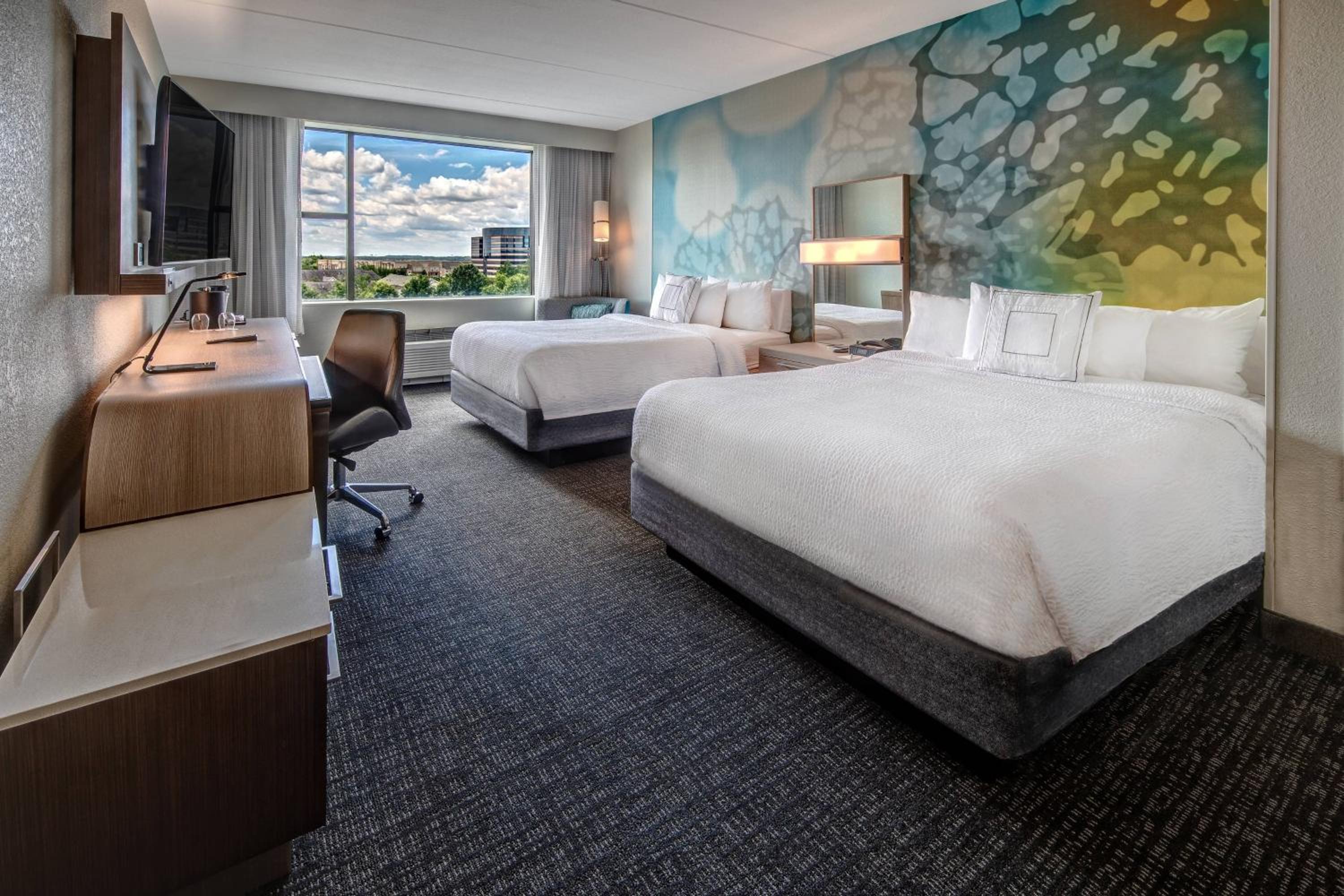 Queen Room with Two Queen Beds at Courtyard by Marriott Dulles Airport Herndon in Herndon