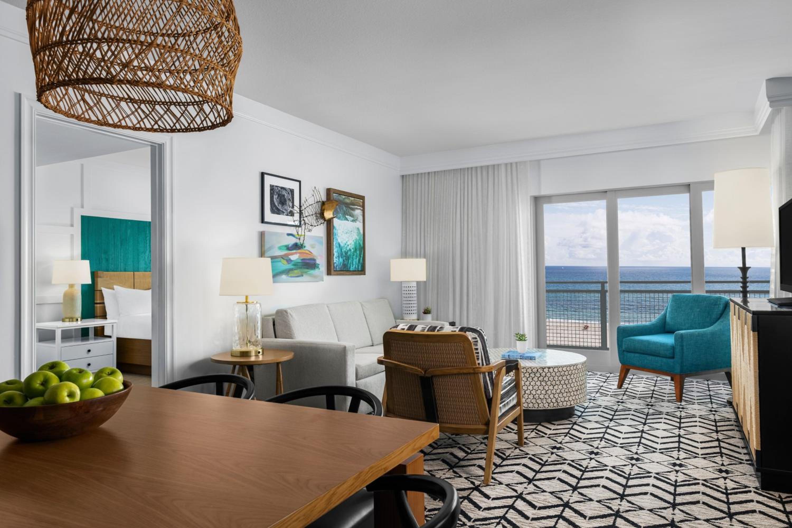 Two-Bedroom Oceanfront Villa with One King Bed, Two Queen Beds, Sofa Bed and Balcony - Photo 1