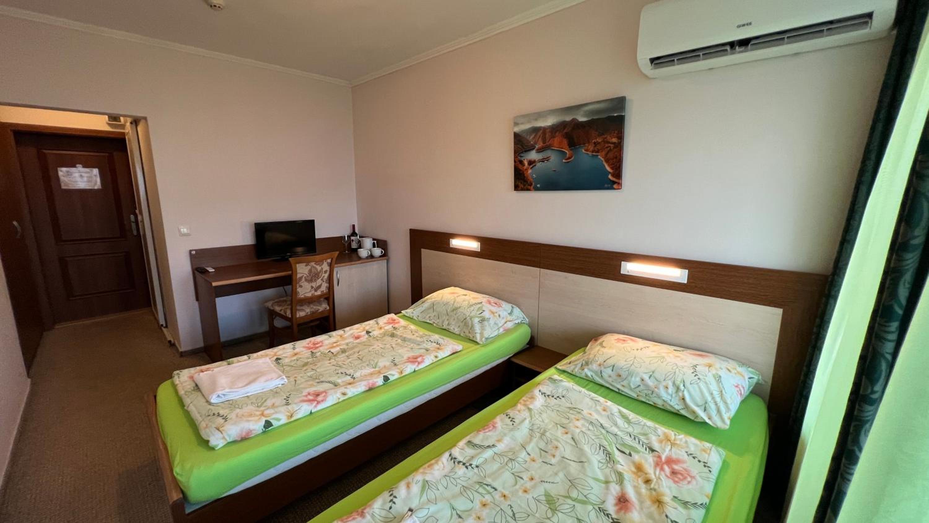 Deluxe Twin Room with Balcony and mountain view