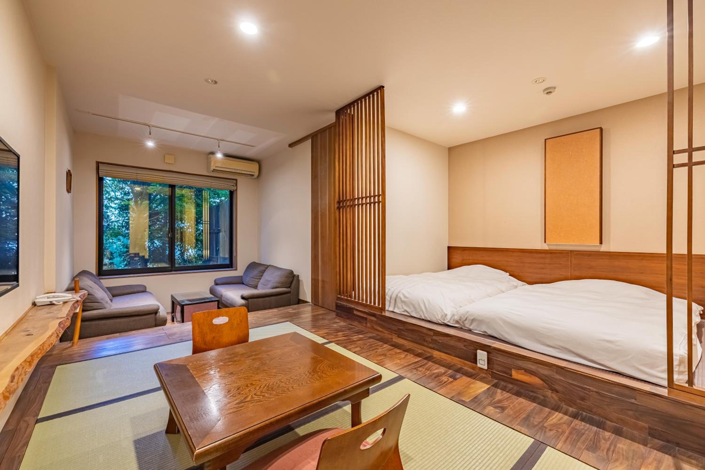 Room with Tatami Area and Open-Air Bath - Included free drink