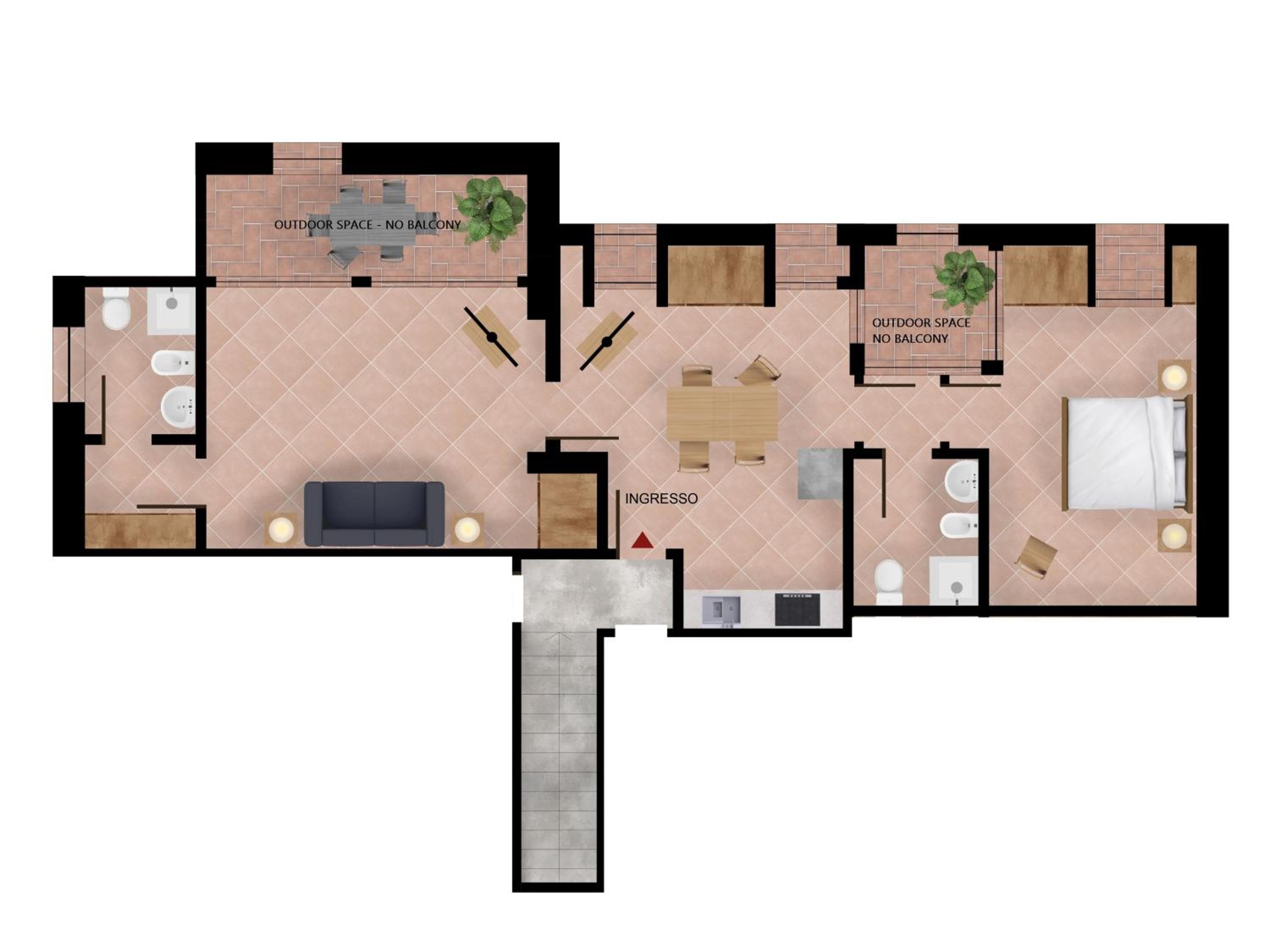 One-Bedroom Apartment photo 2