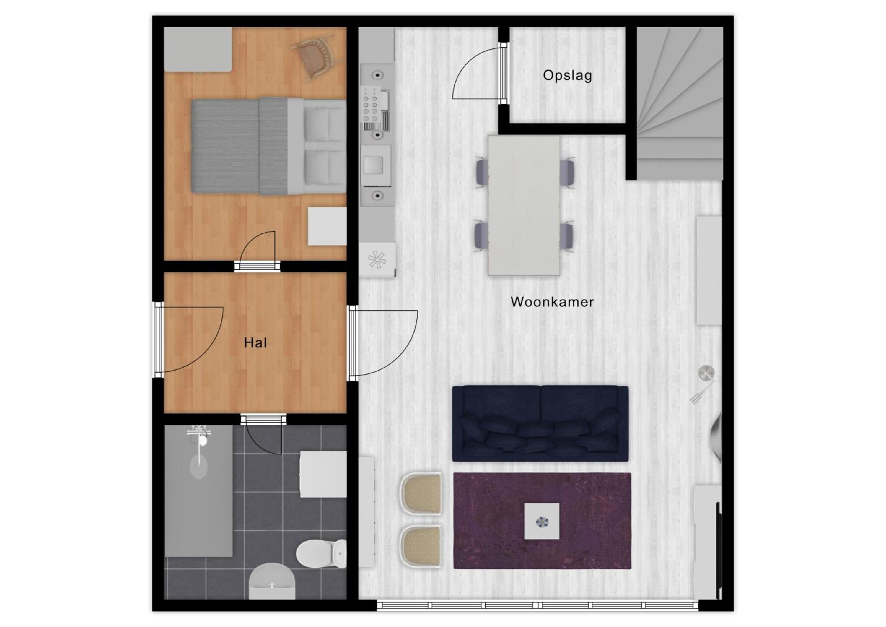 Three-Bedroom Apartment photo 2