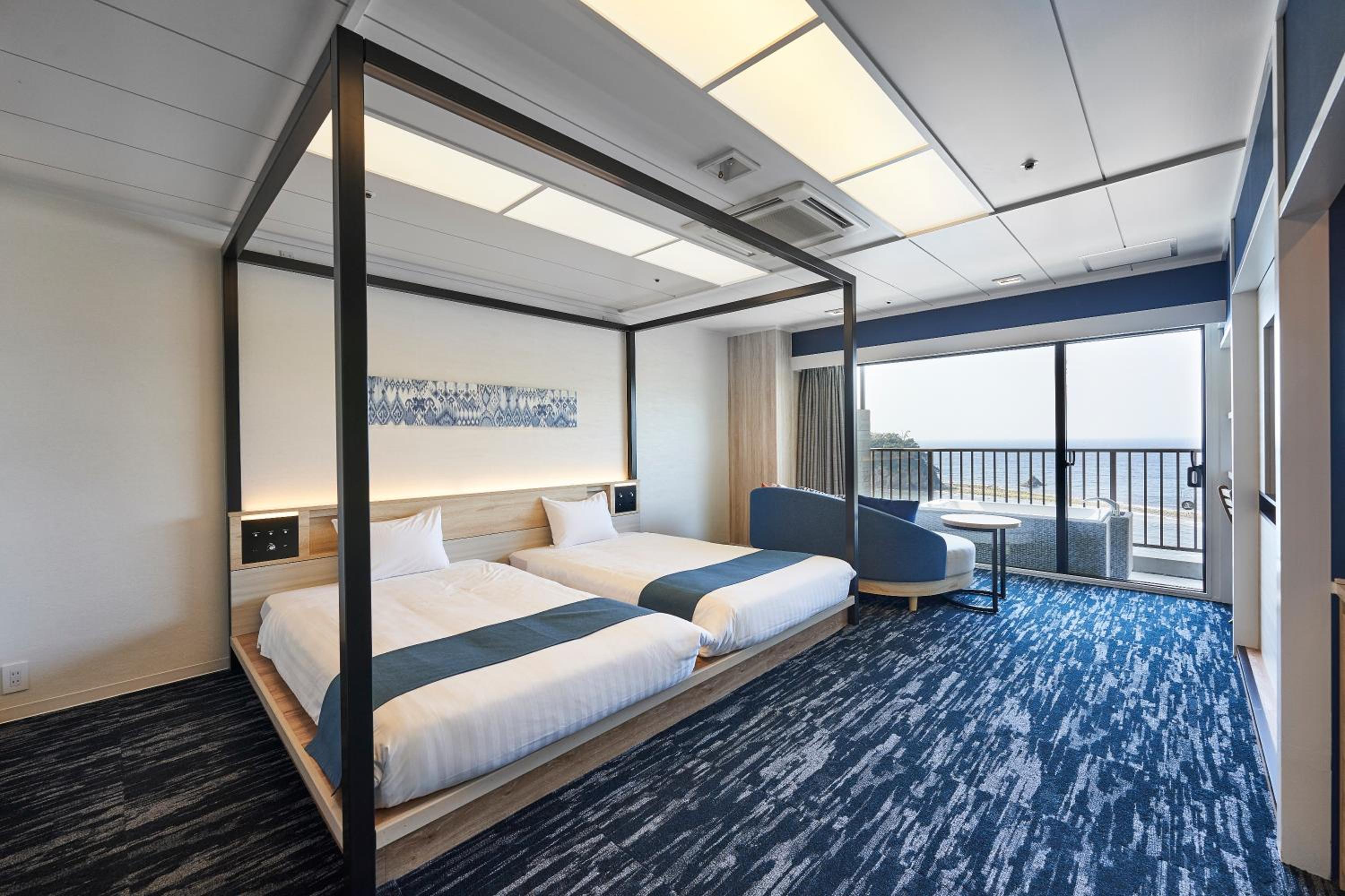 Deluxe Triple Room with Ocean view and Open Air-bath