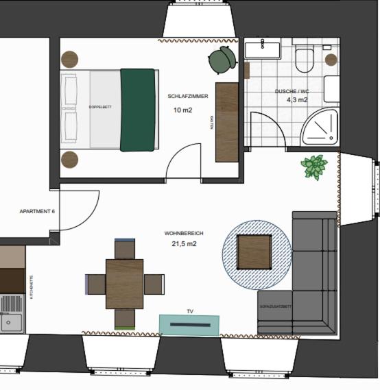 One-Bedroom Apartment - Photo 2