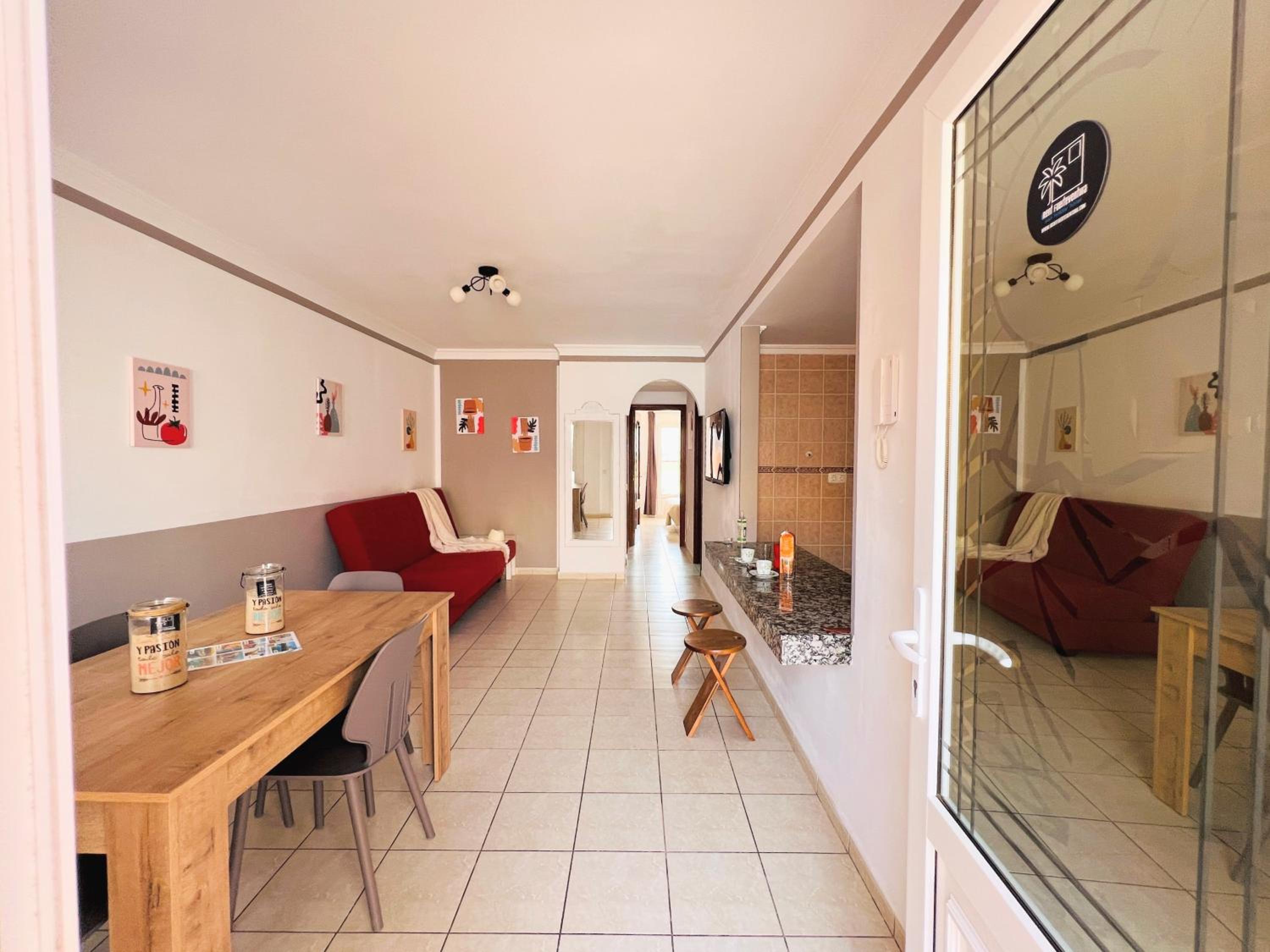 Apartamento de dos habitaciones