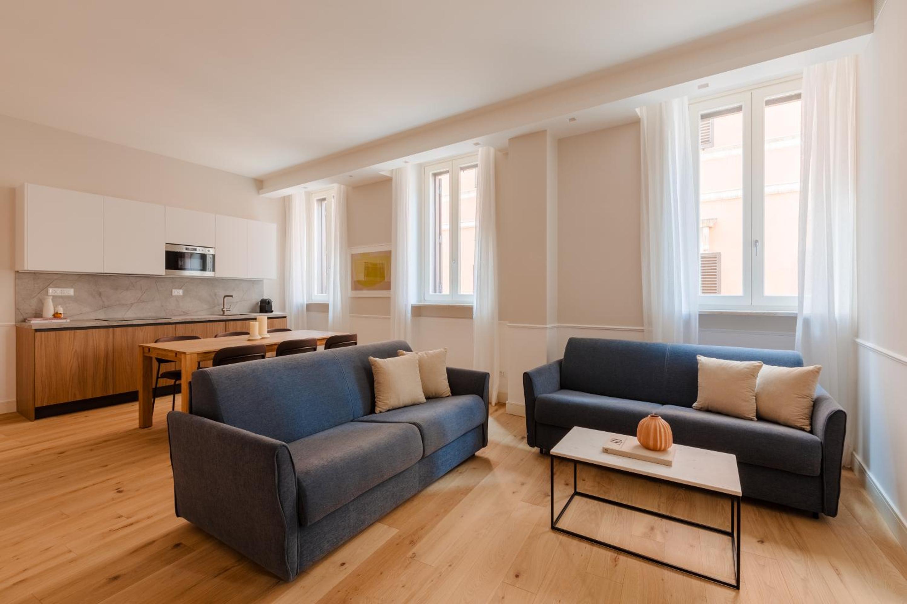 Three-Bedroom Apartment With Balcony
