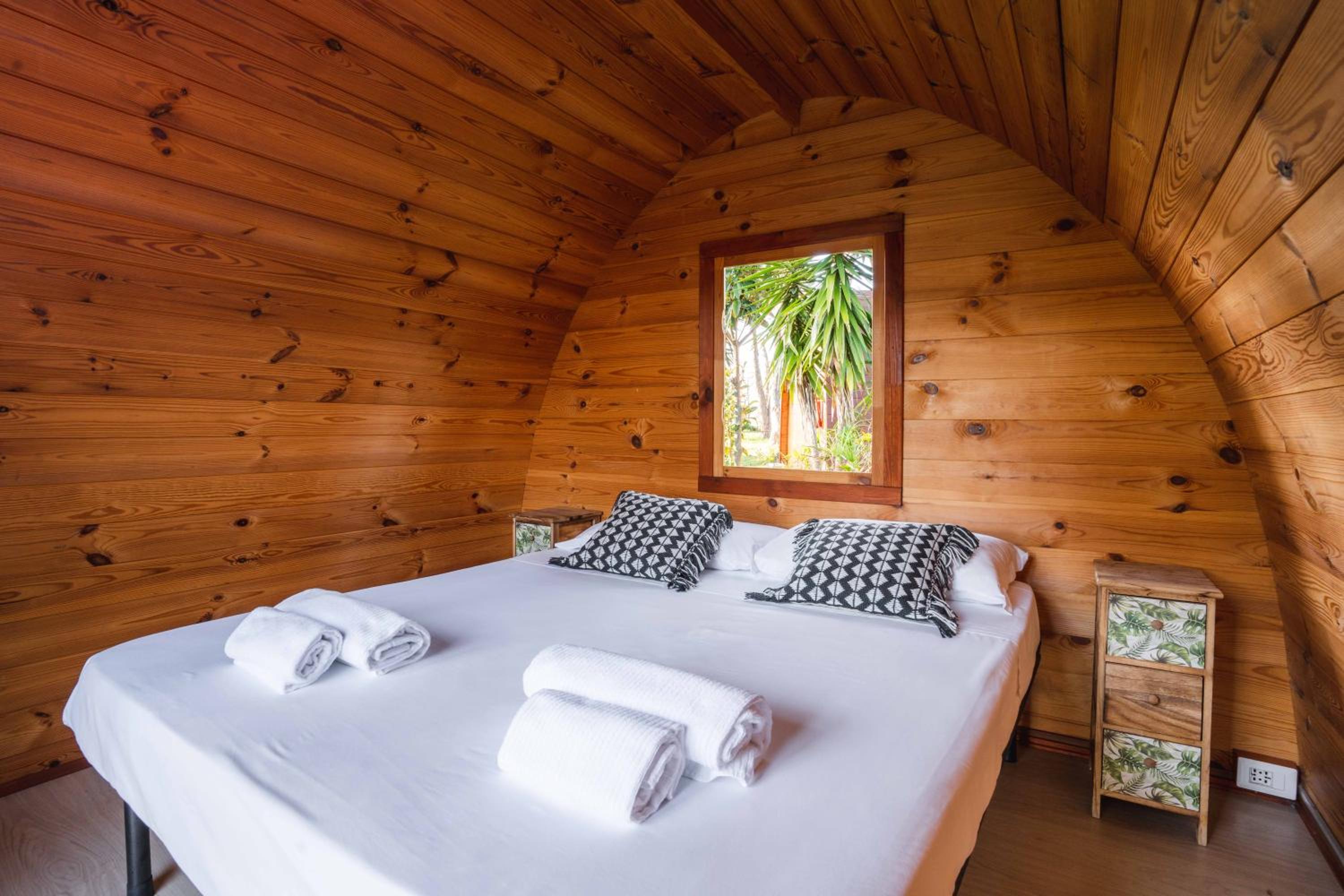 Wooden Tent with Shared Bathroom
