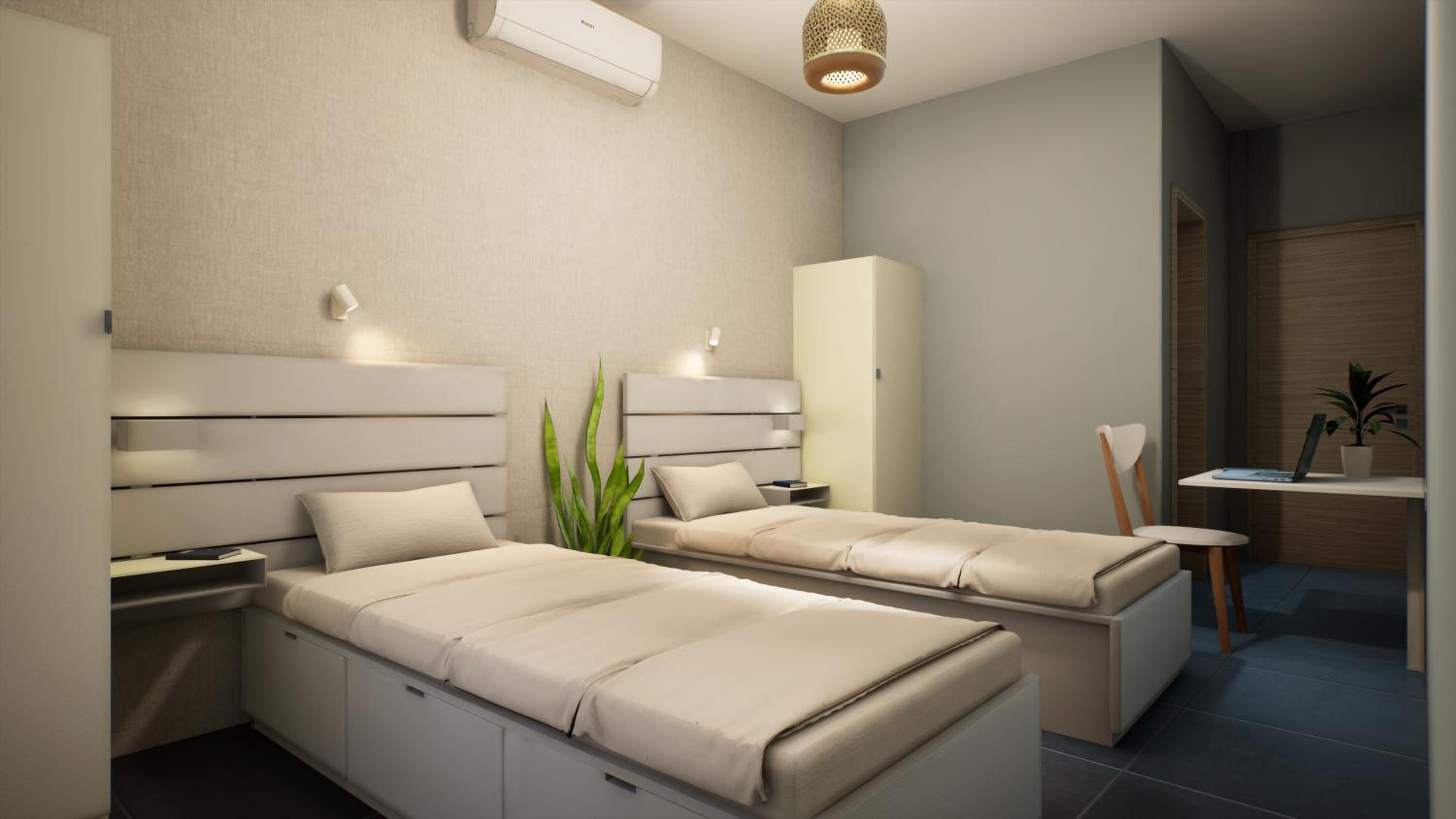 Double or Twin Room with Bathroom photo 3