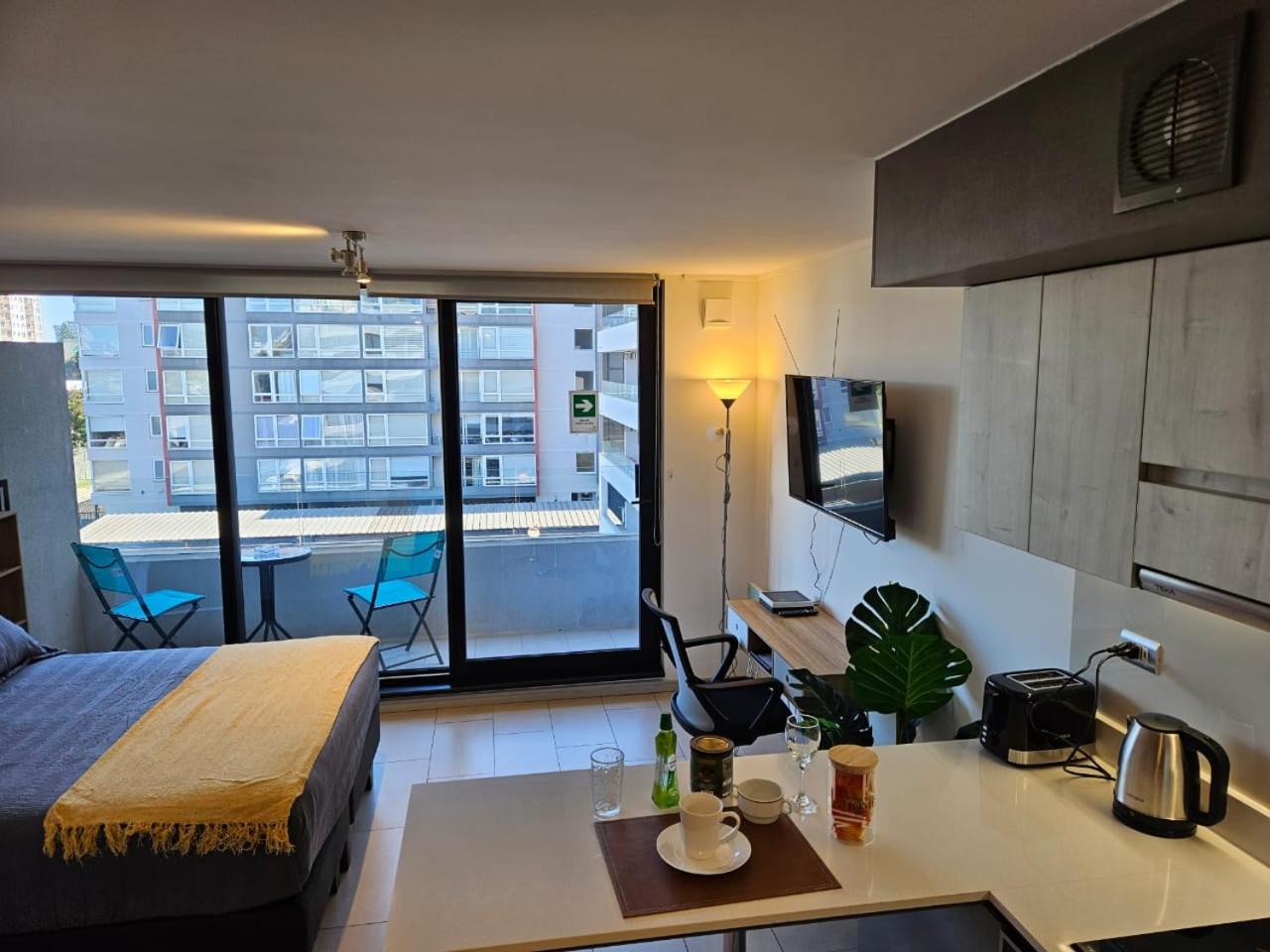 Studio with Balcony