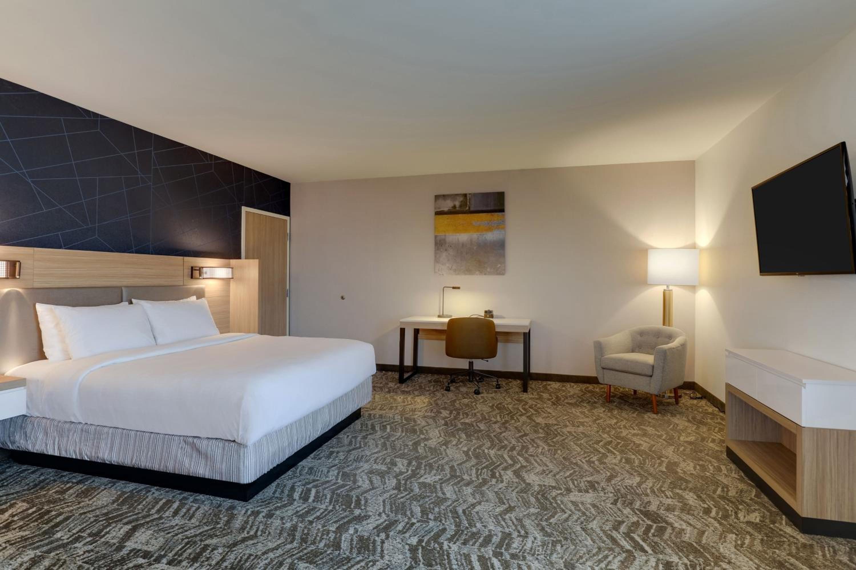 King Suite with Roll-In Shower and Trundle Sofa - Mobility Access/Hearing Accessible - Photo 3