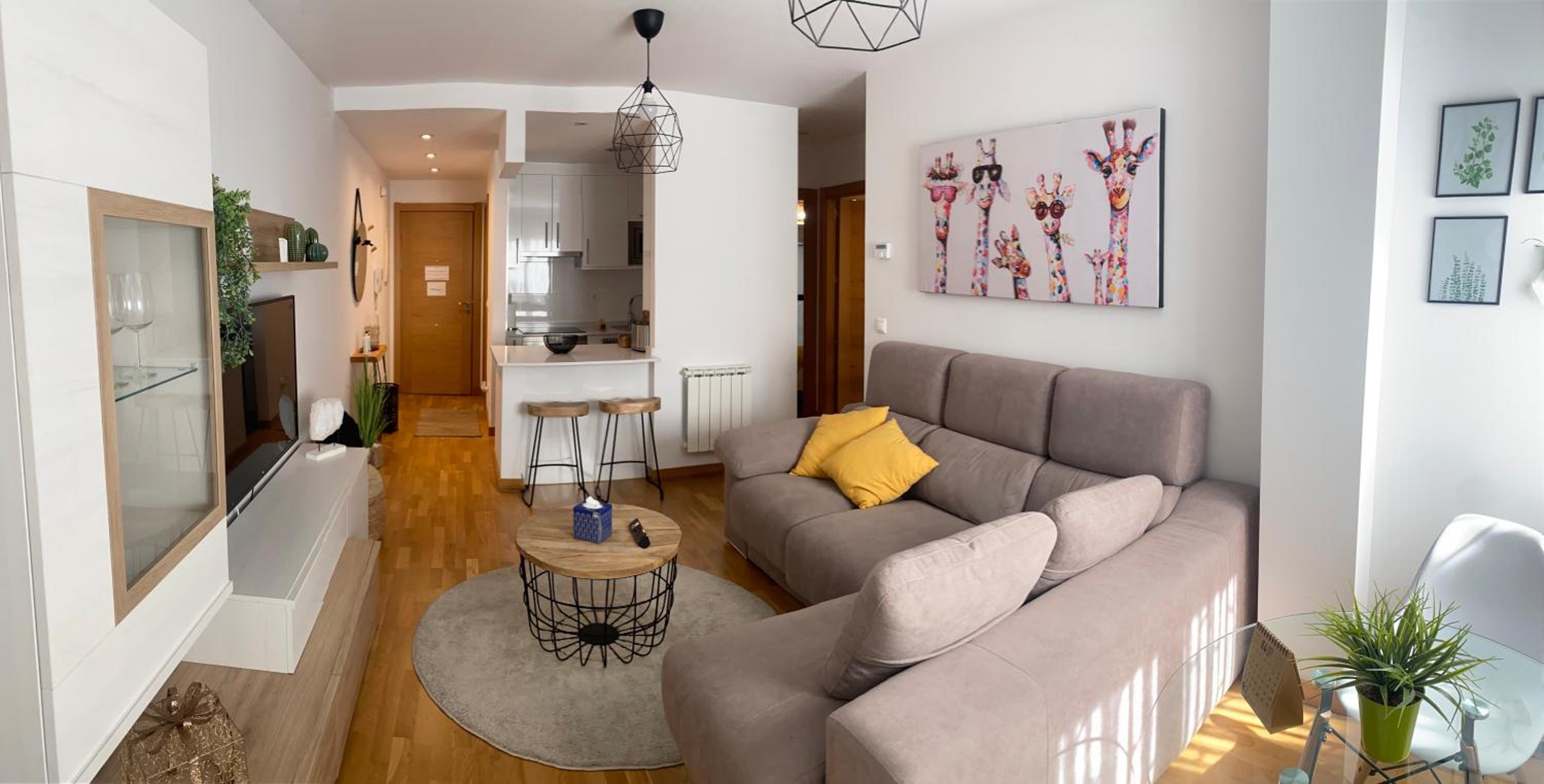 Apartamento de dos habitaciones
