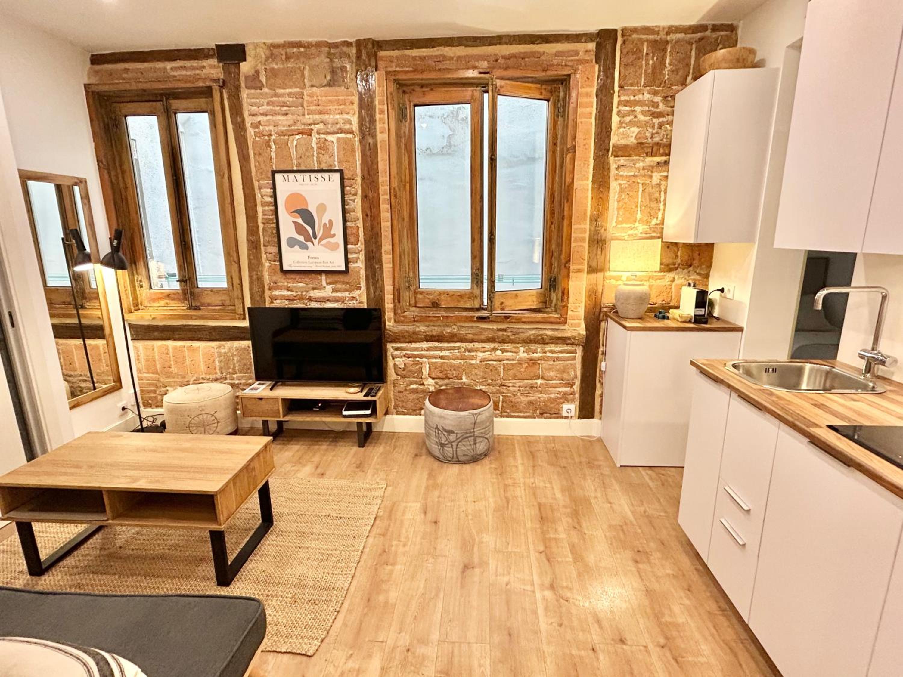 Apartamento de dos habitaciones