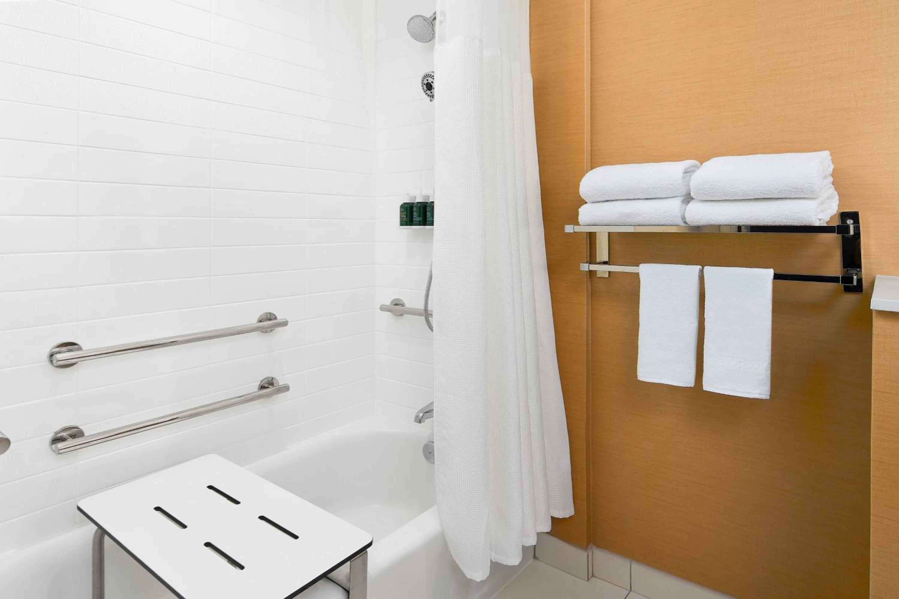 Queen Room with Two Queen Beds and Adapted Tub - Mobility and Hearing Accessible