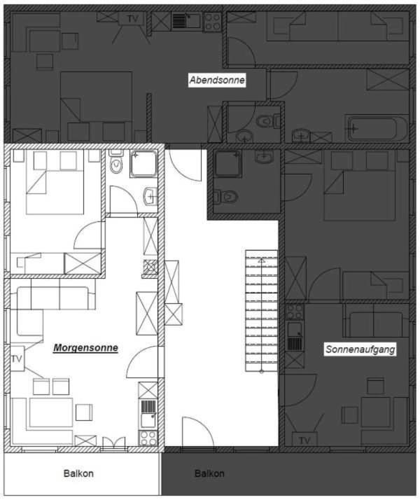 One-Bedroom Apartment with Balcony photo 2