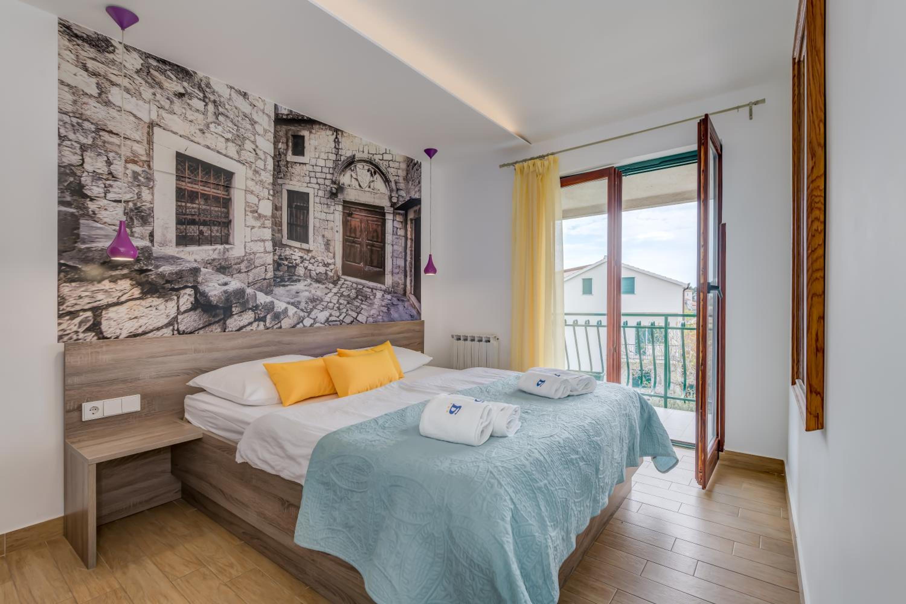 One-Bedroom Apartment with Balcony and Sea View