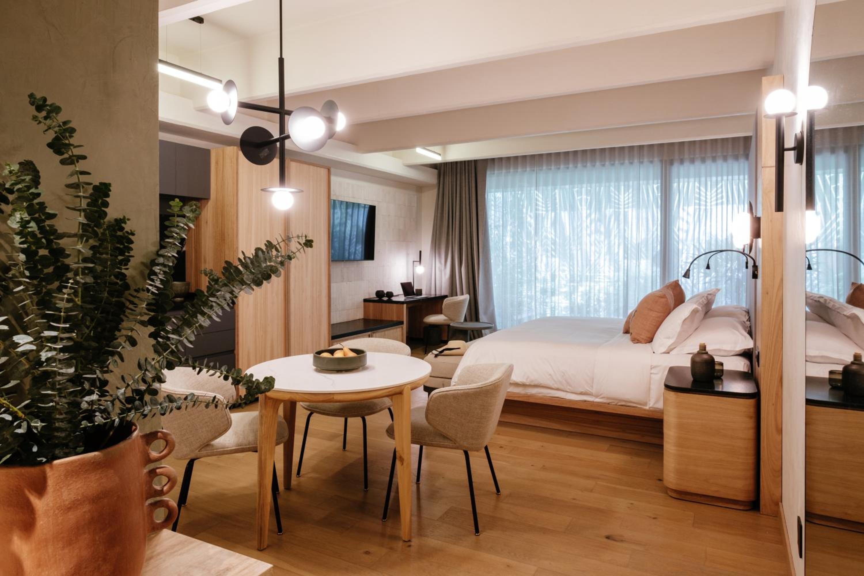 Studio with Balcony