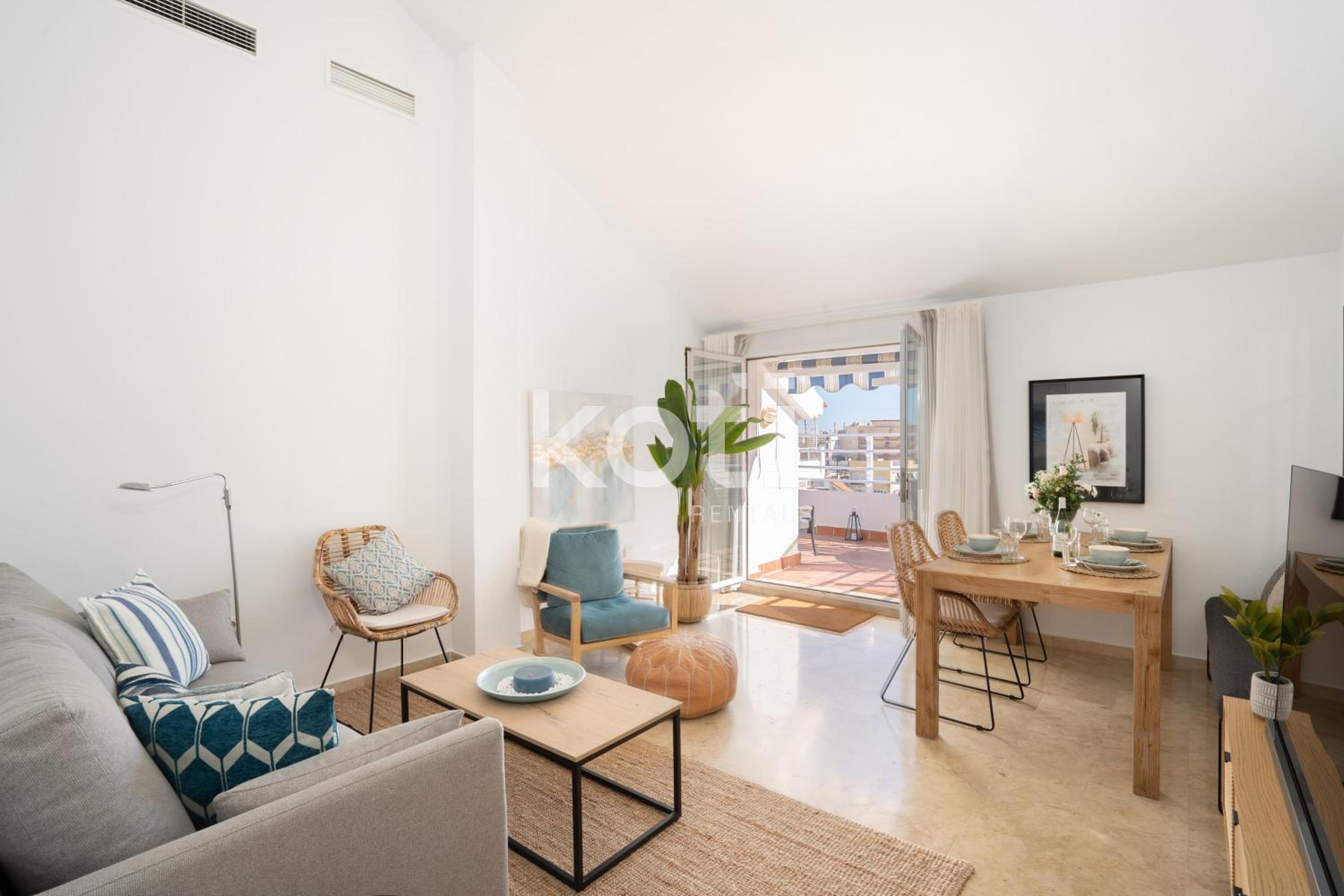 Apartamento de dos habitaciones