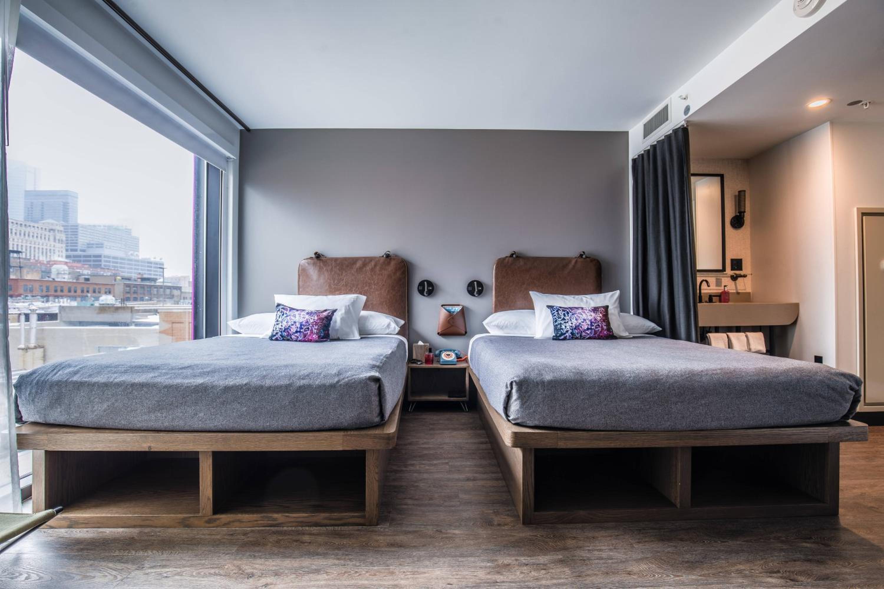 Queen Room with Two Queen Beds and Roll-In Shower - Mobility Access photo 2