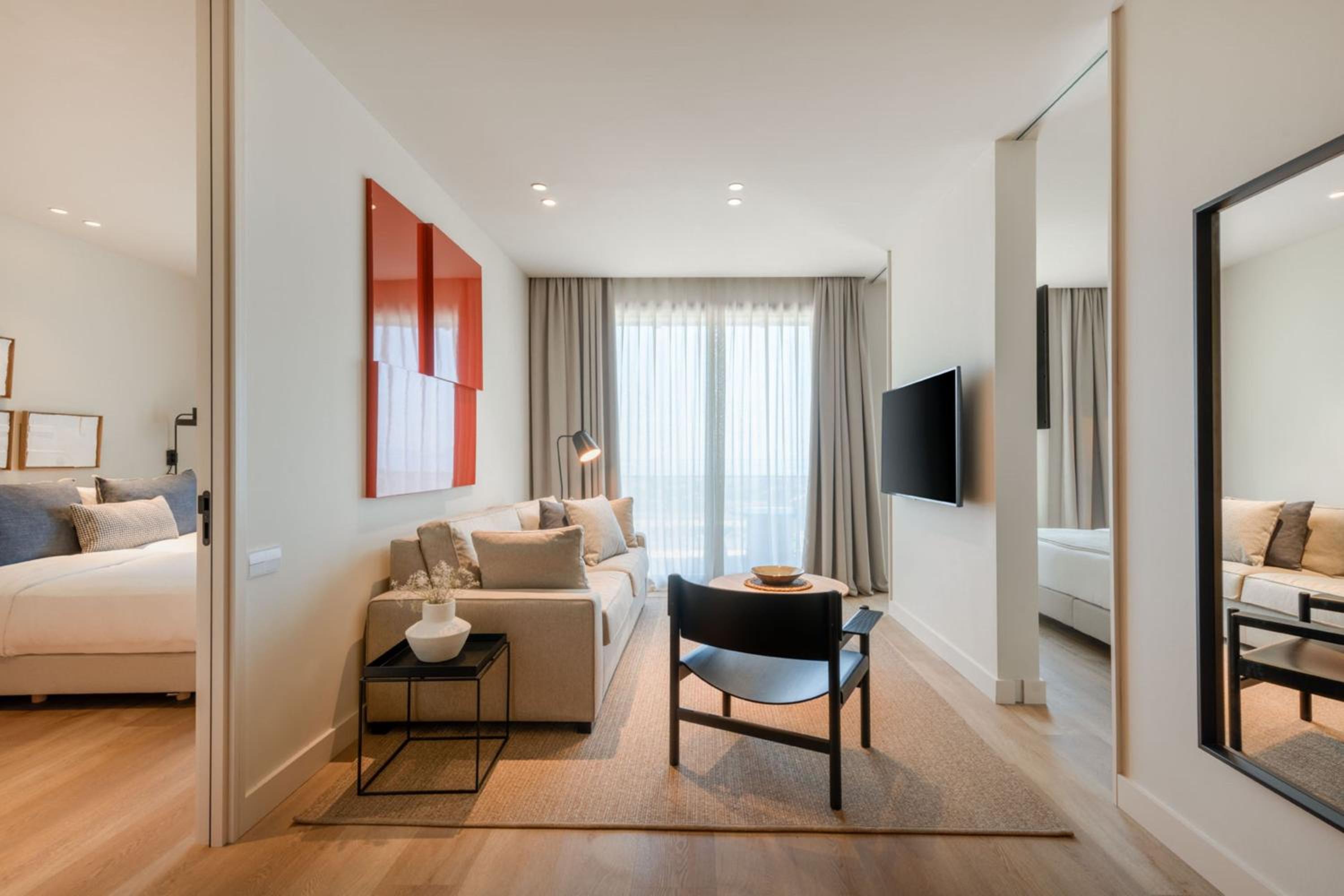 Two-Bedroom Suite with Balcony and Sea View