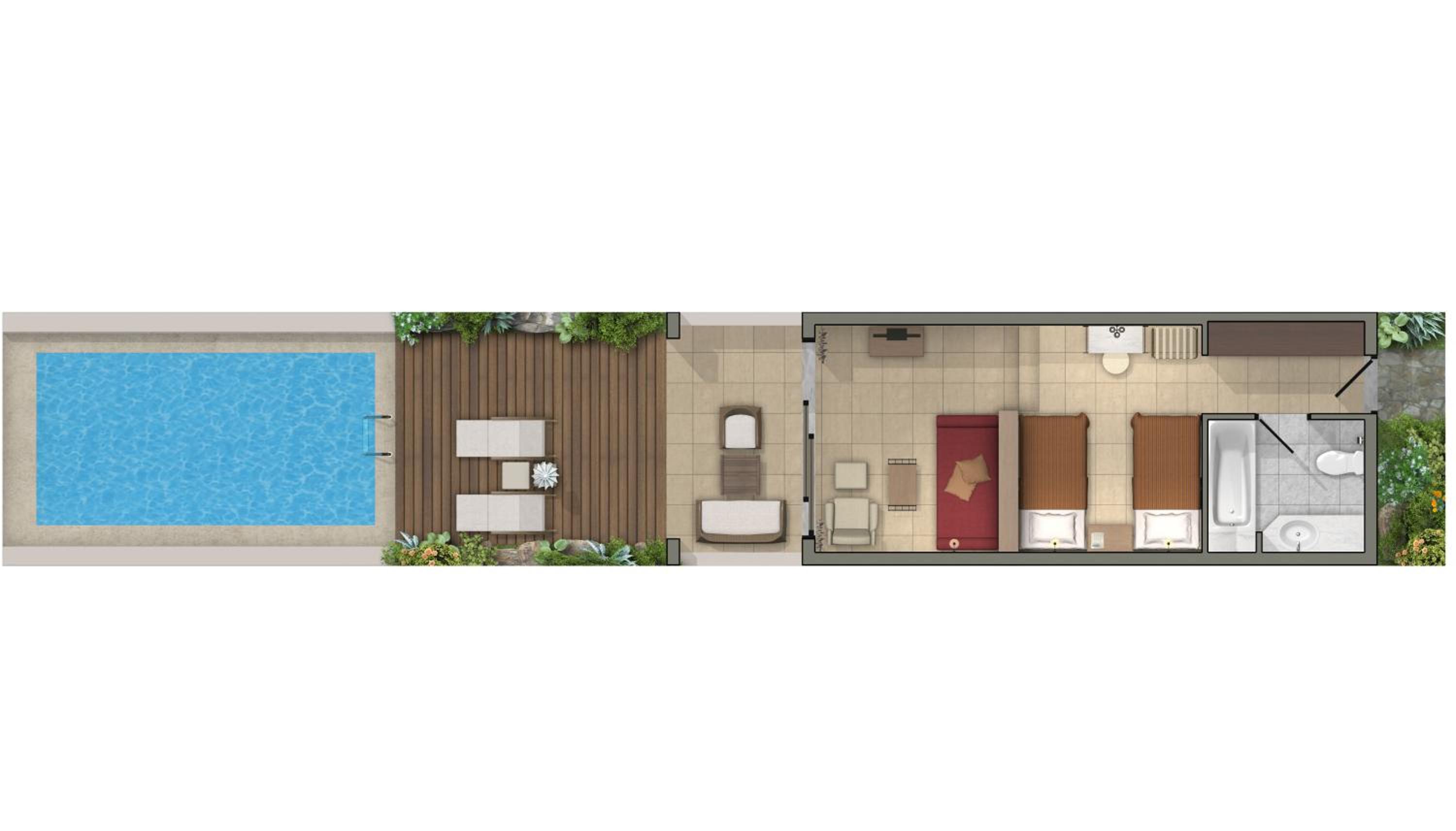 Mythica Bungalow with Private Pool, Beachfront - Photo 3