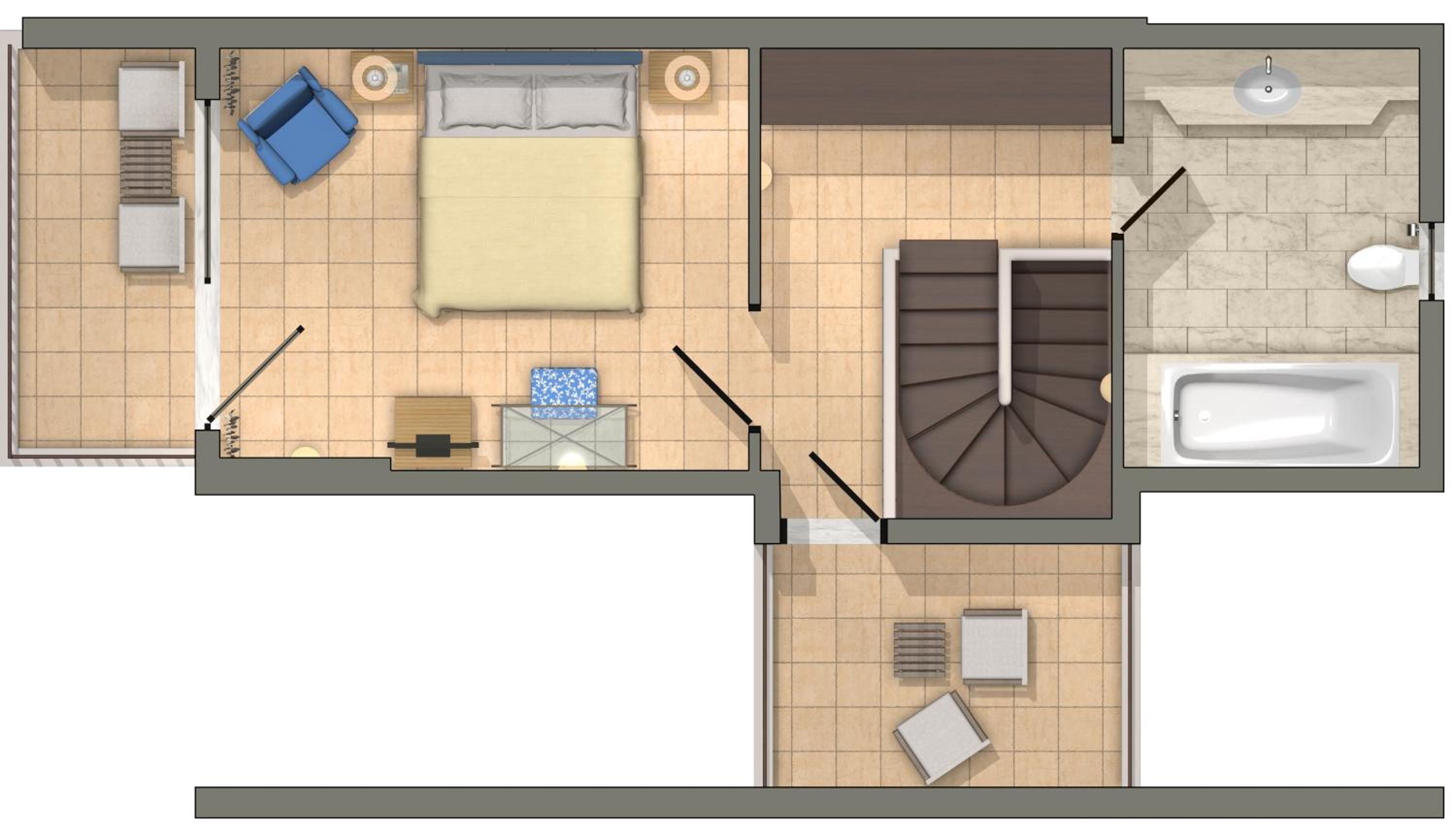 Μythica Two Bedroom Family Suite - Photo 3