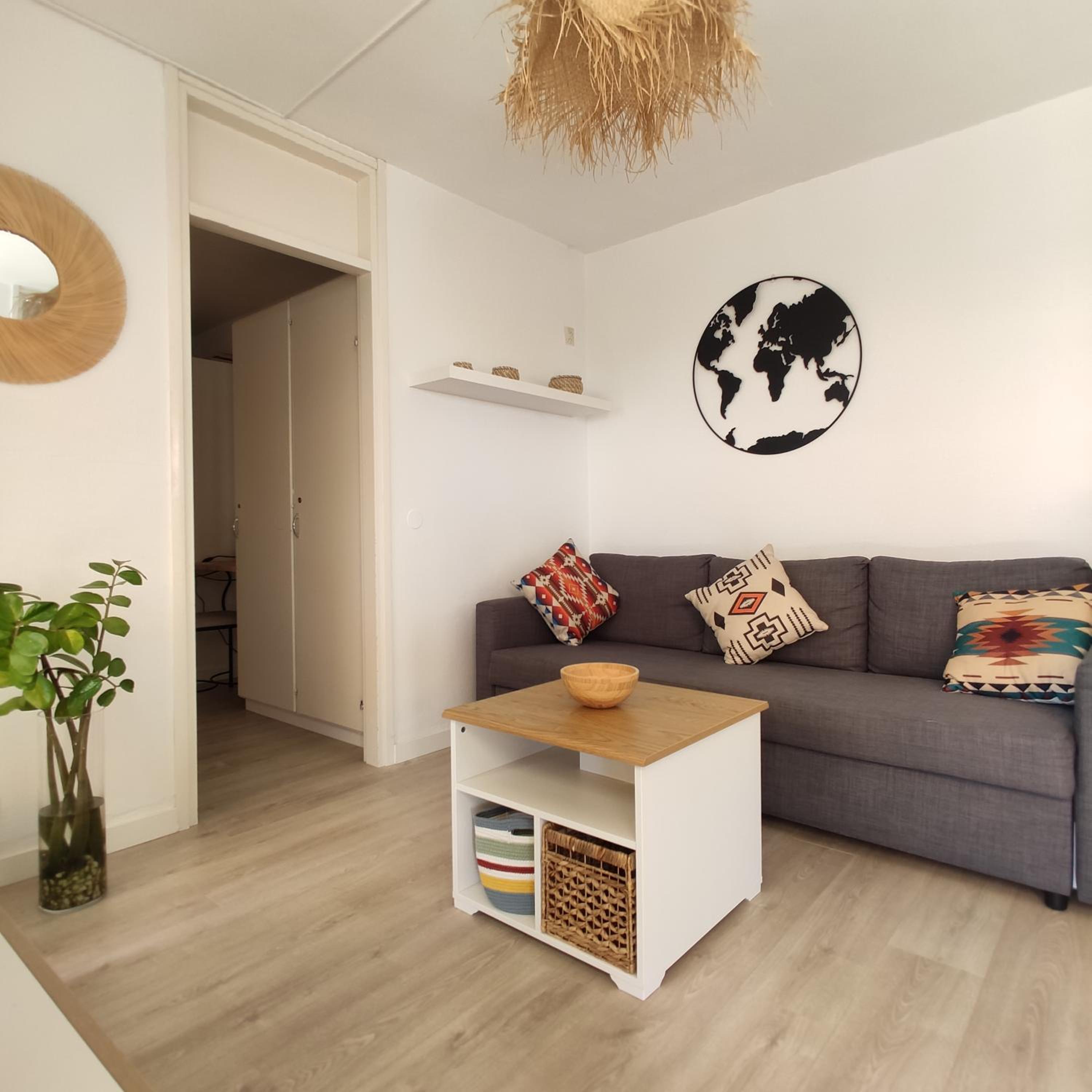 Bungalow con vista al mar