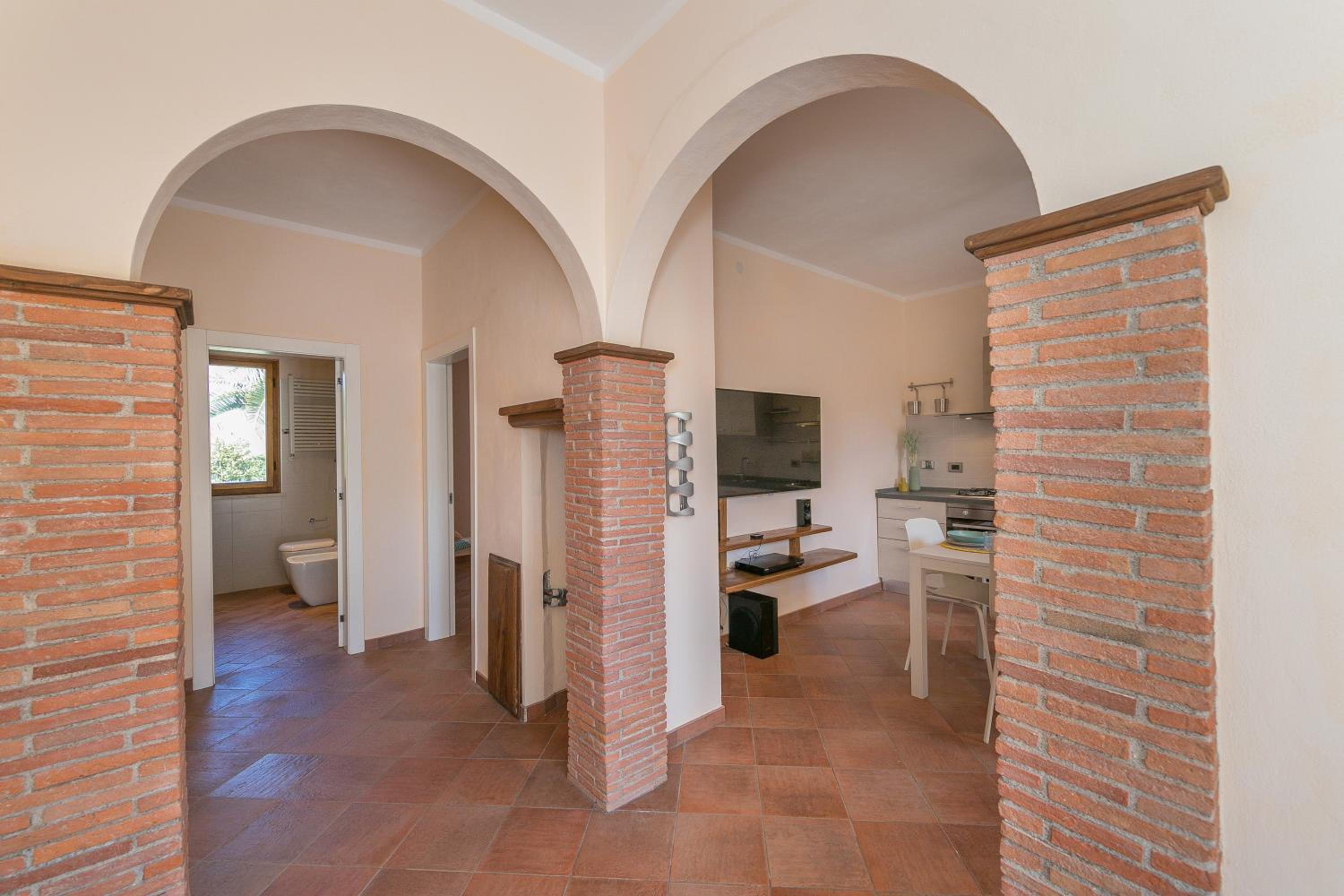 One-Bedroom Apartment with Garden View