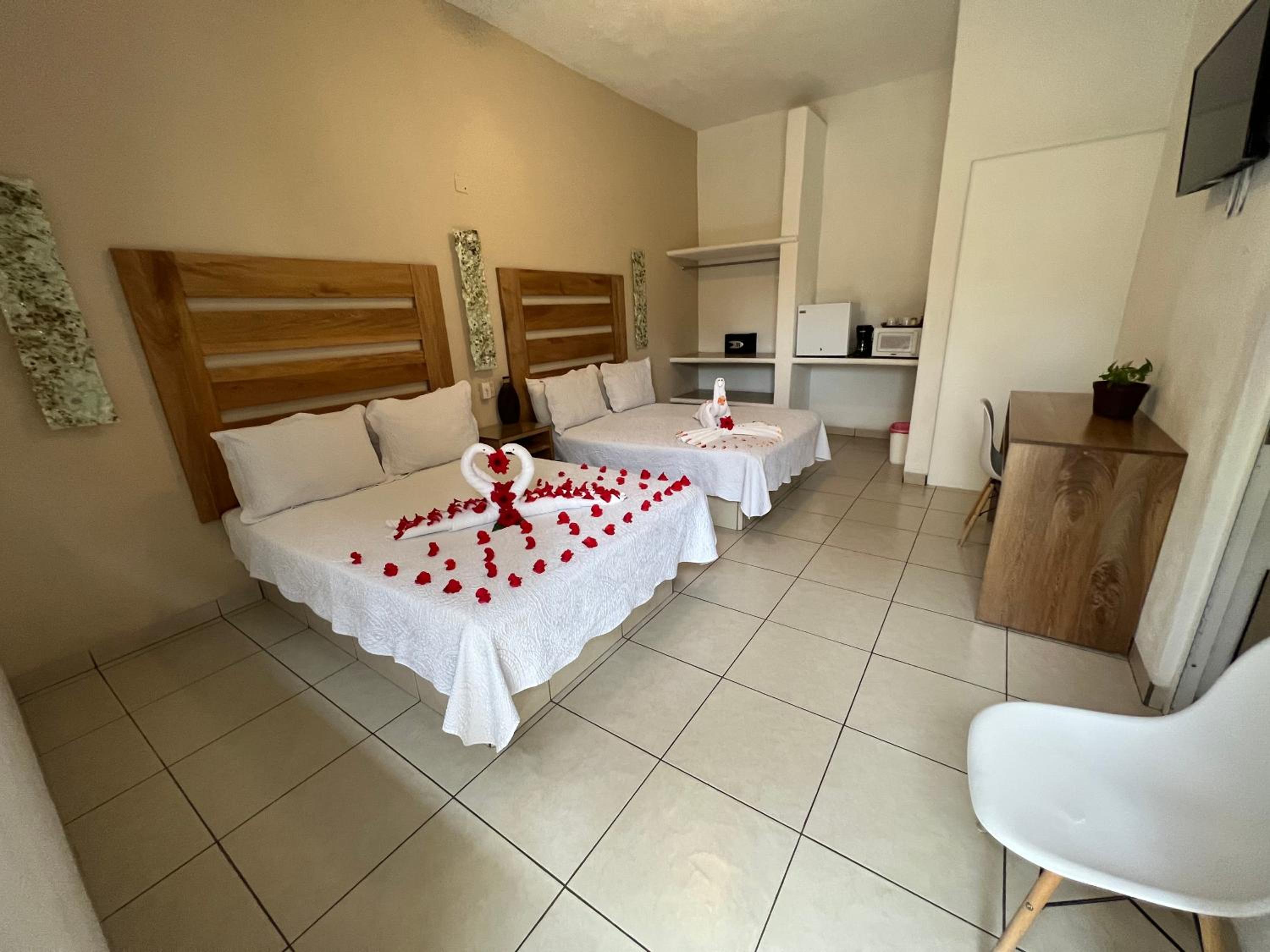Deluxe Doppelzimmer mit zwei Doppelbetten