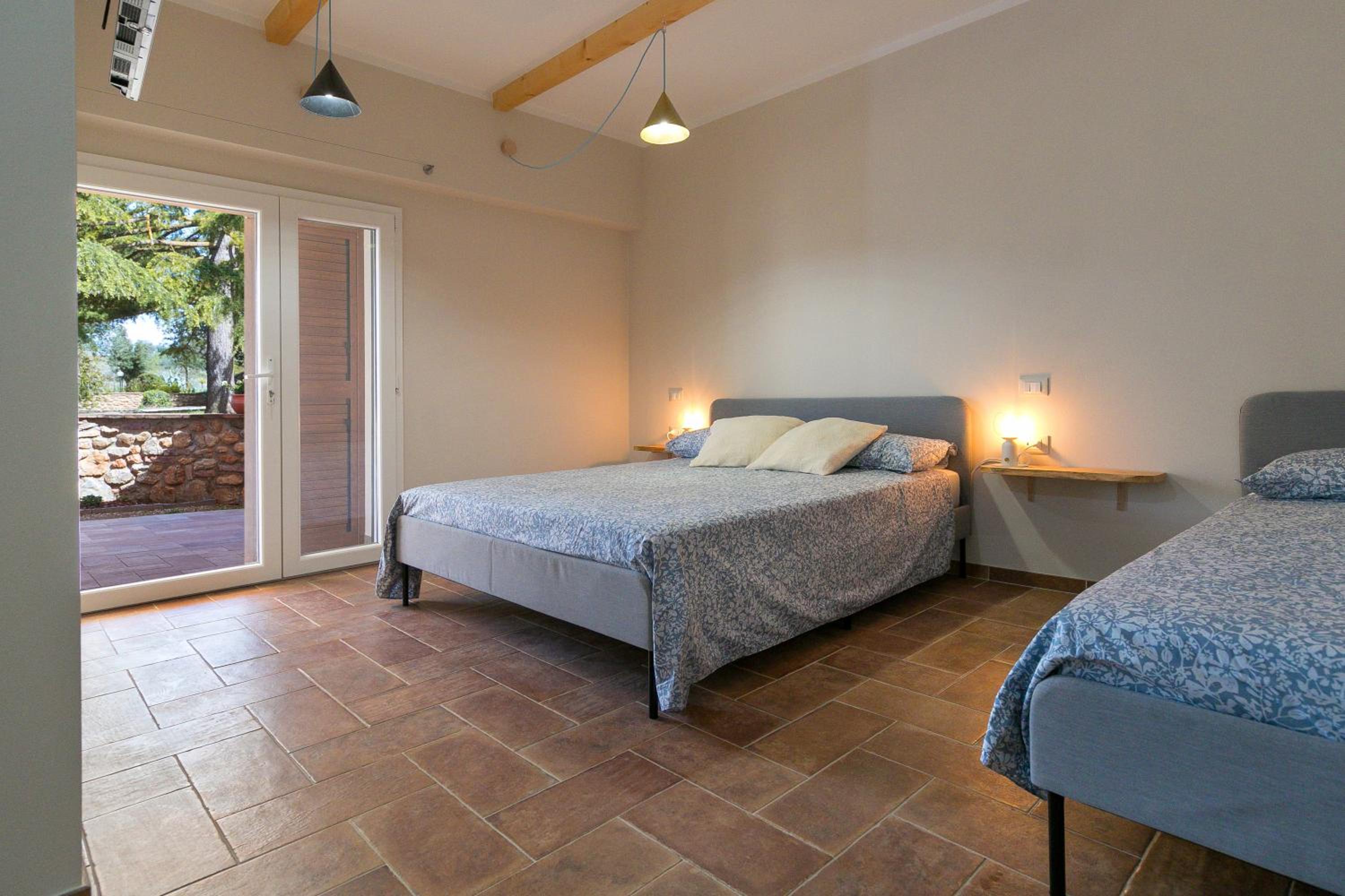 One-Bedroom Apartment with Garden View