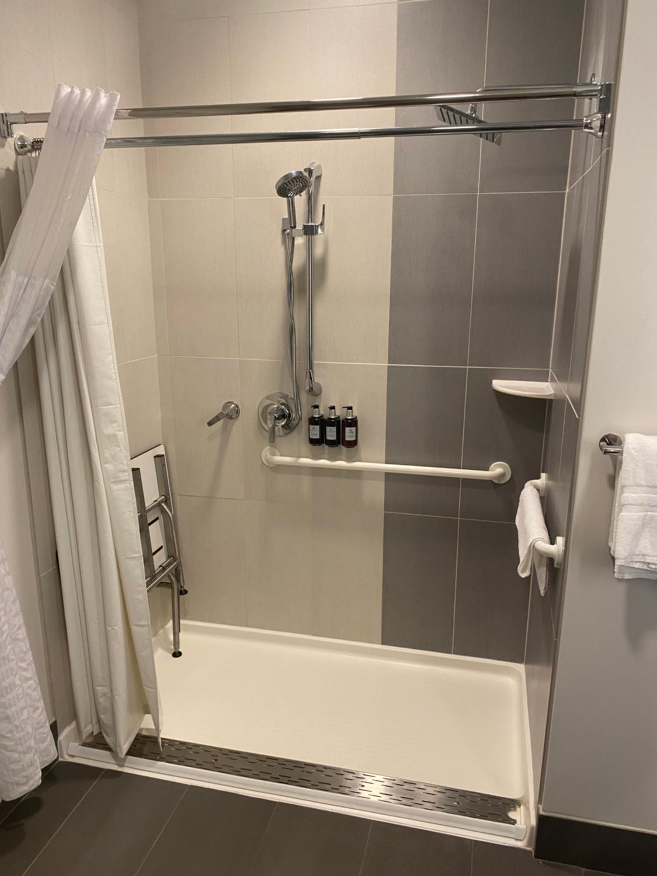 King Room with Mobility/Hearing Access, Roll-In Shower and Track View, Non-Smoking - Photo 3