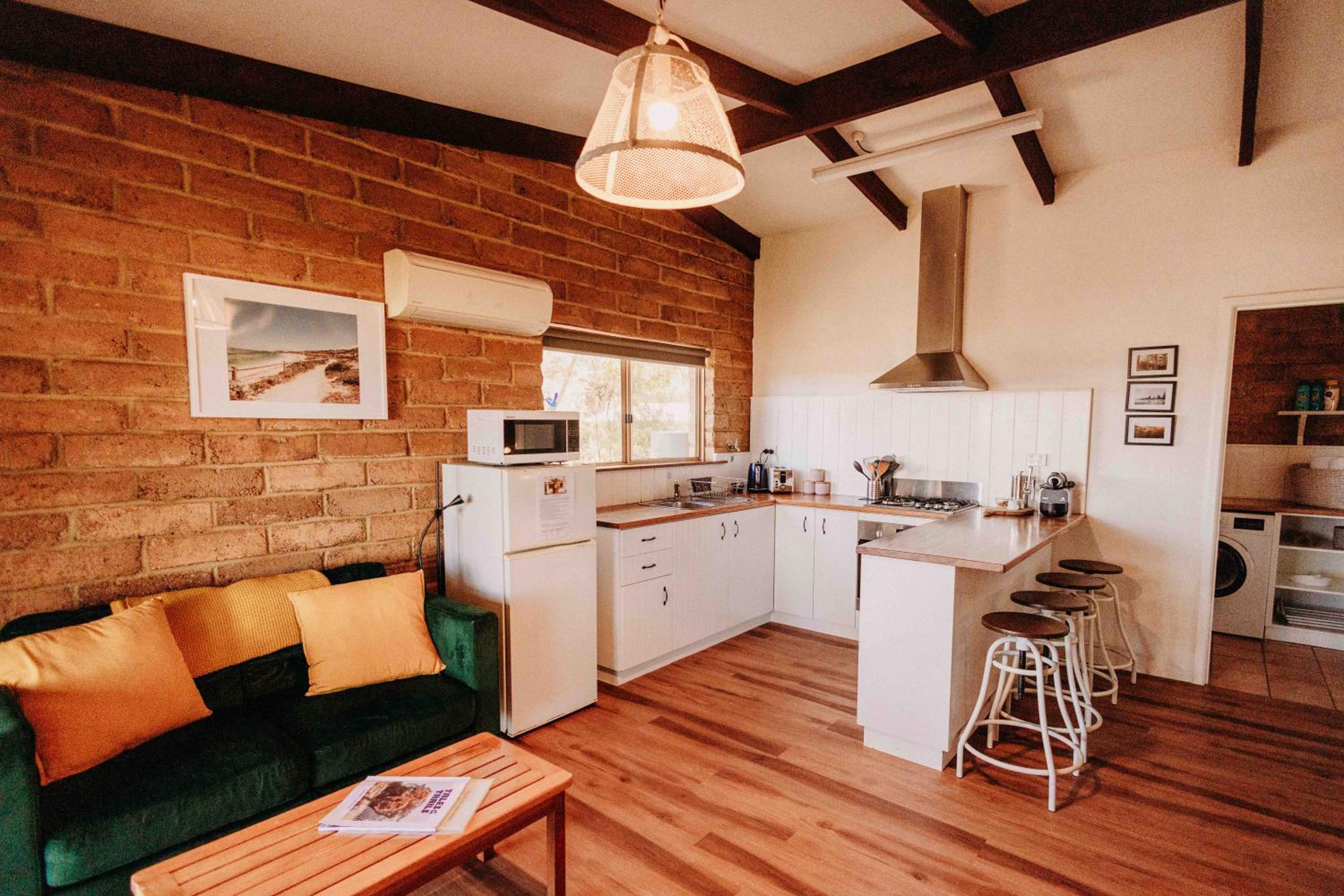 Rammed Earth Brick Family Two-Bedroom Cottage photo 3