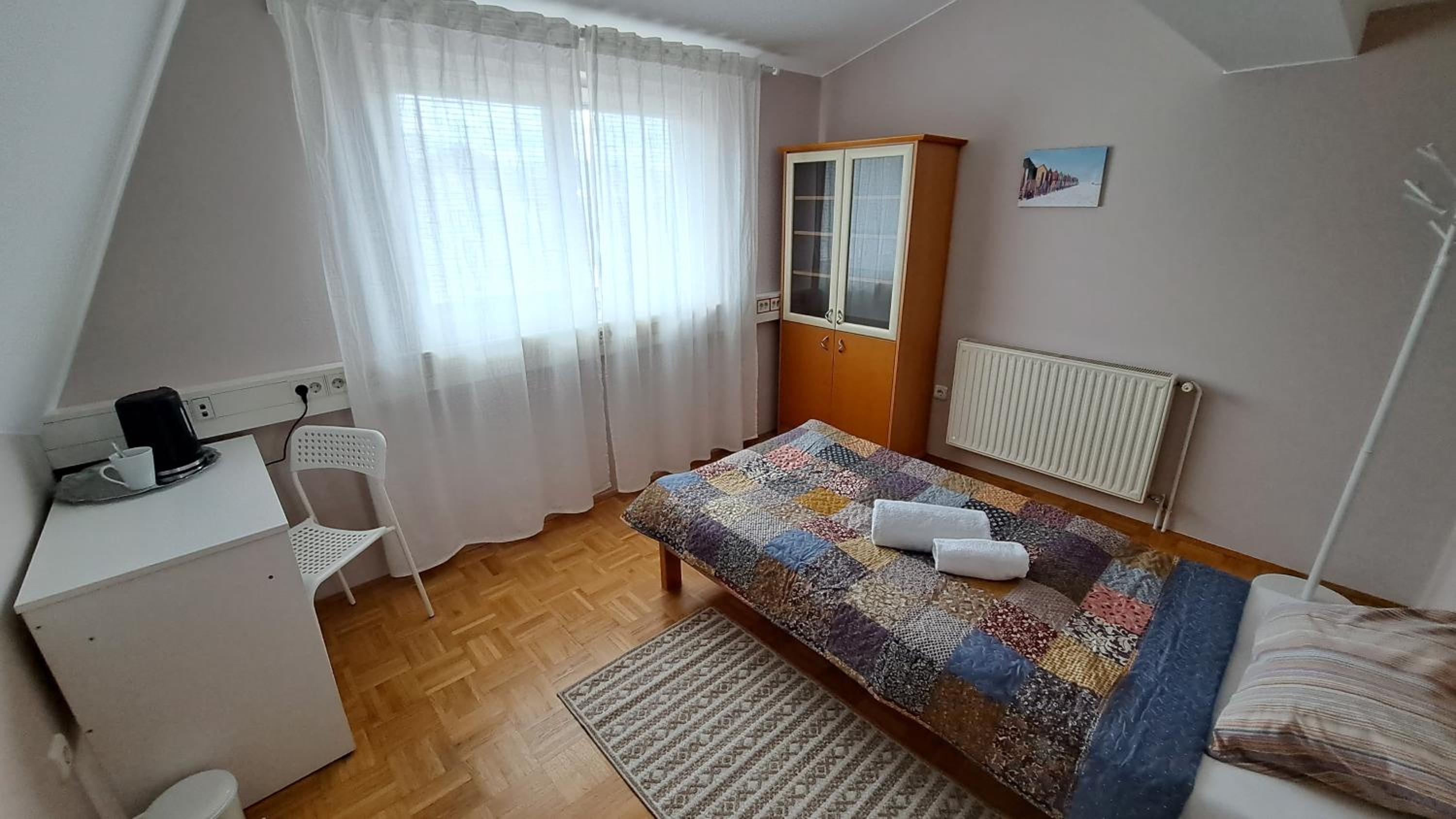 Single Room with Shared Shower and Toilet