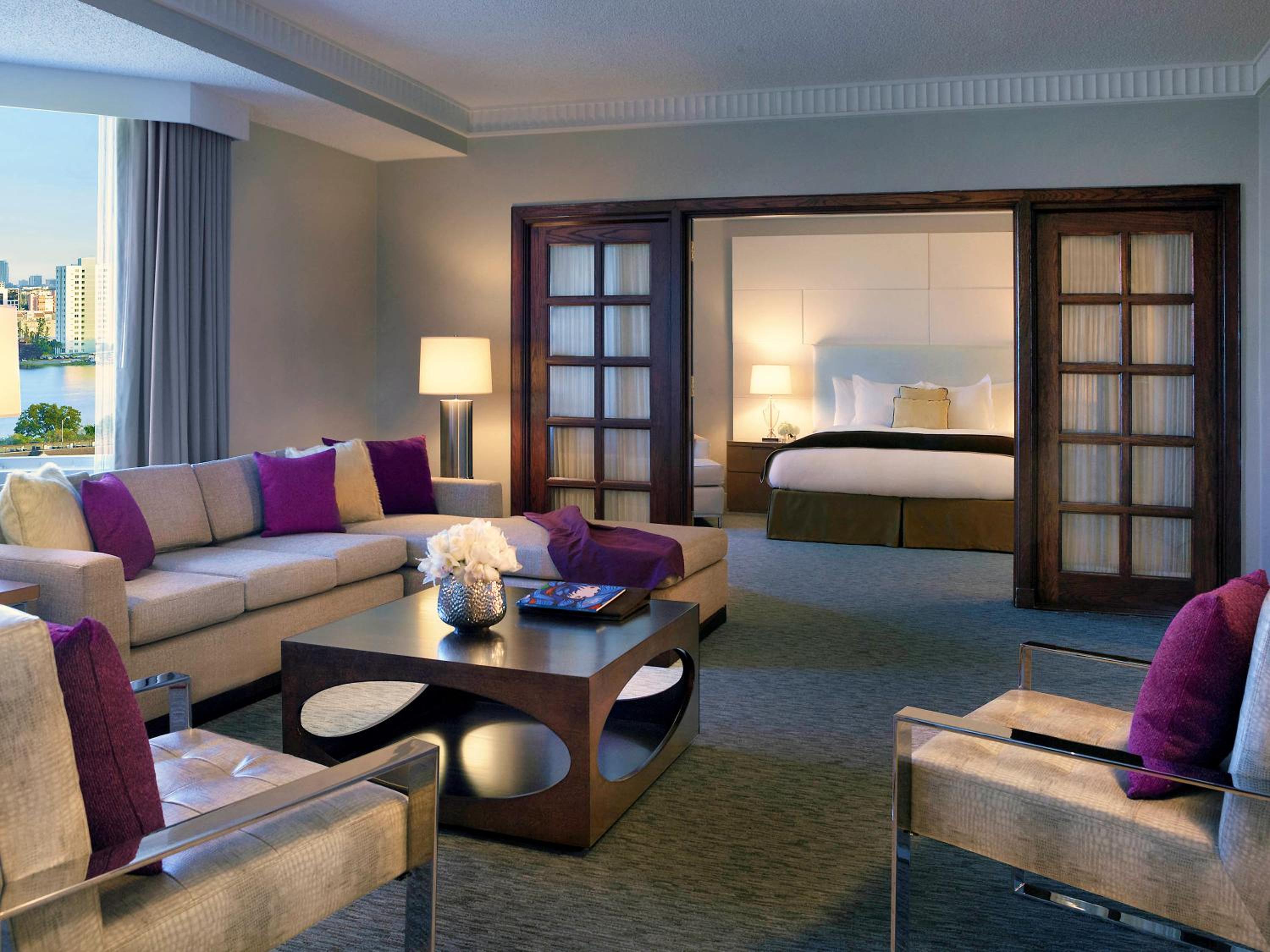 Presidential Suite with One King Bed and Living Room