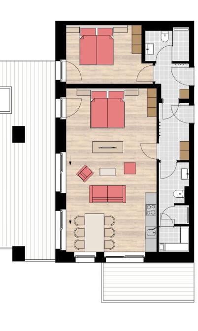 One-Bedroom Apartment with Sauna - Photo 11