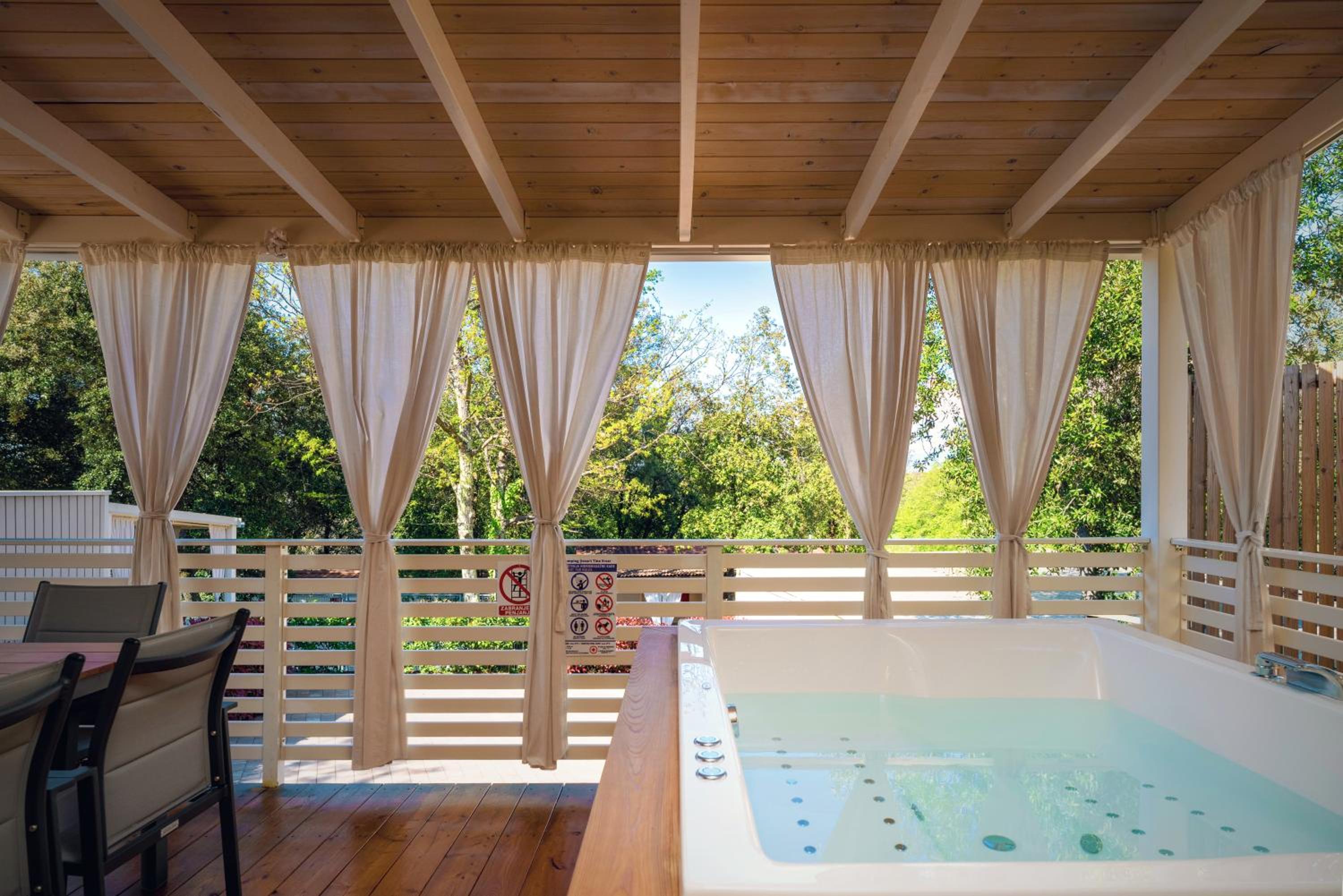 Deluxe Two-bedroom Mobile Home with Hot Tub - Photo 23