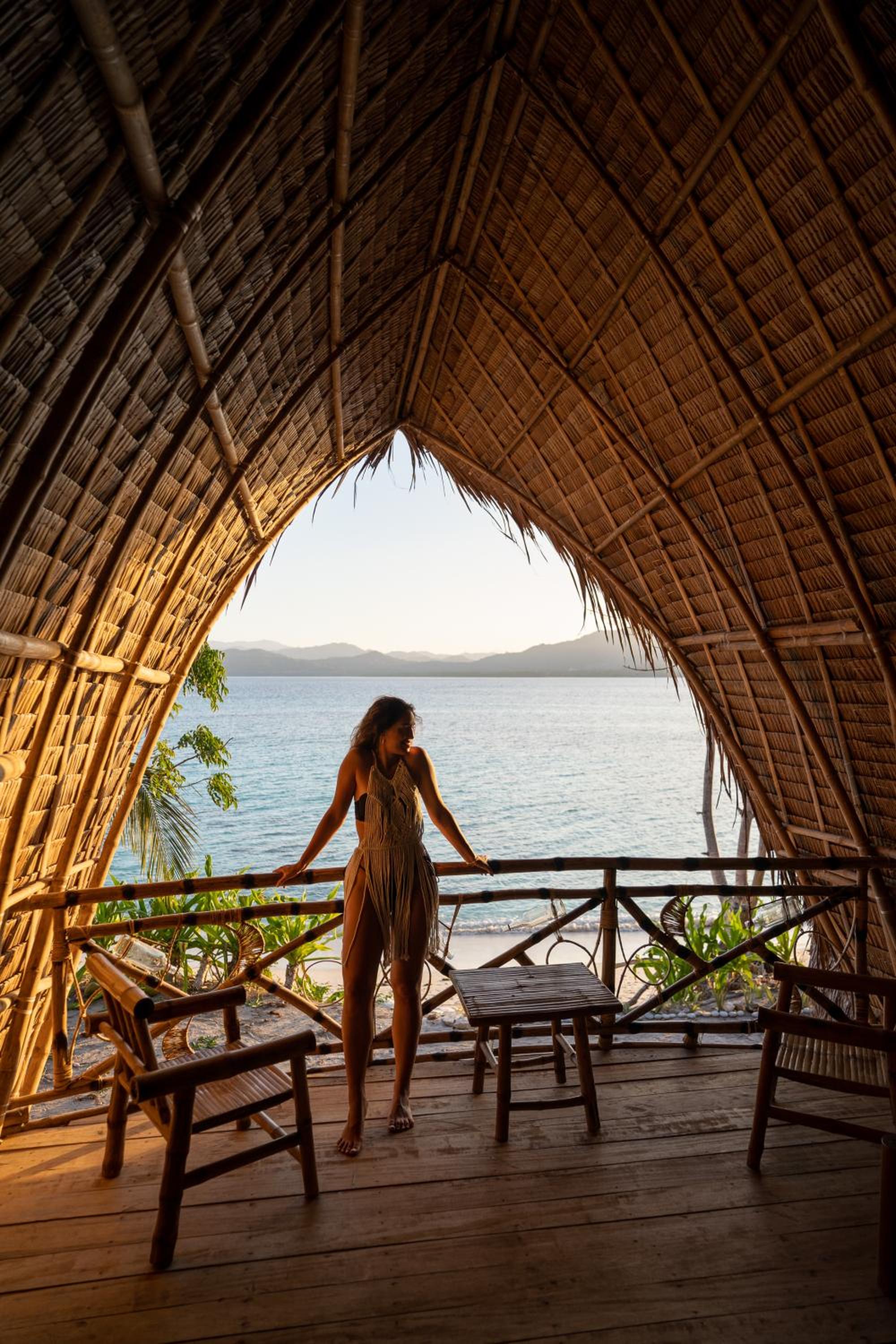 XL Bamboo Hut with Sea View  photo 3