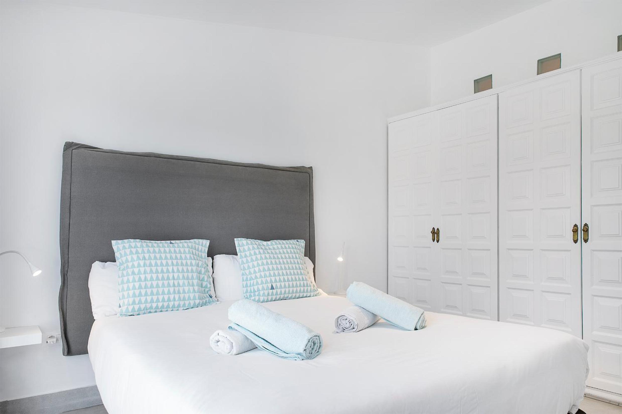 Apartamento con vista al jardín