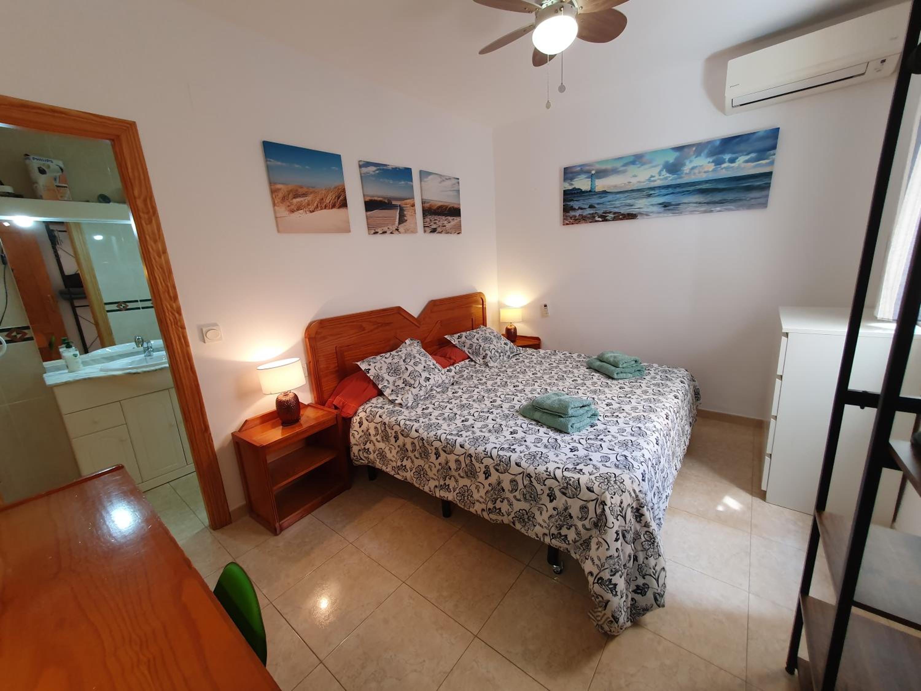 Apartamento con vista al jardín