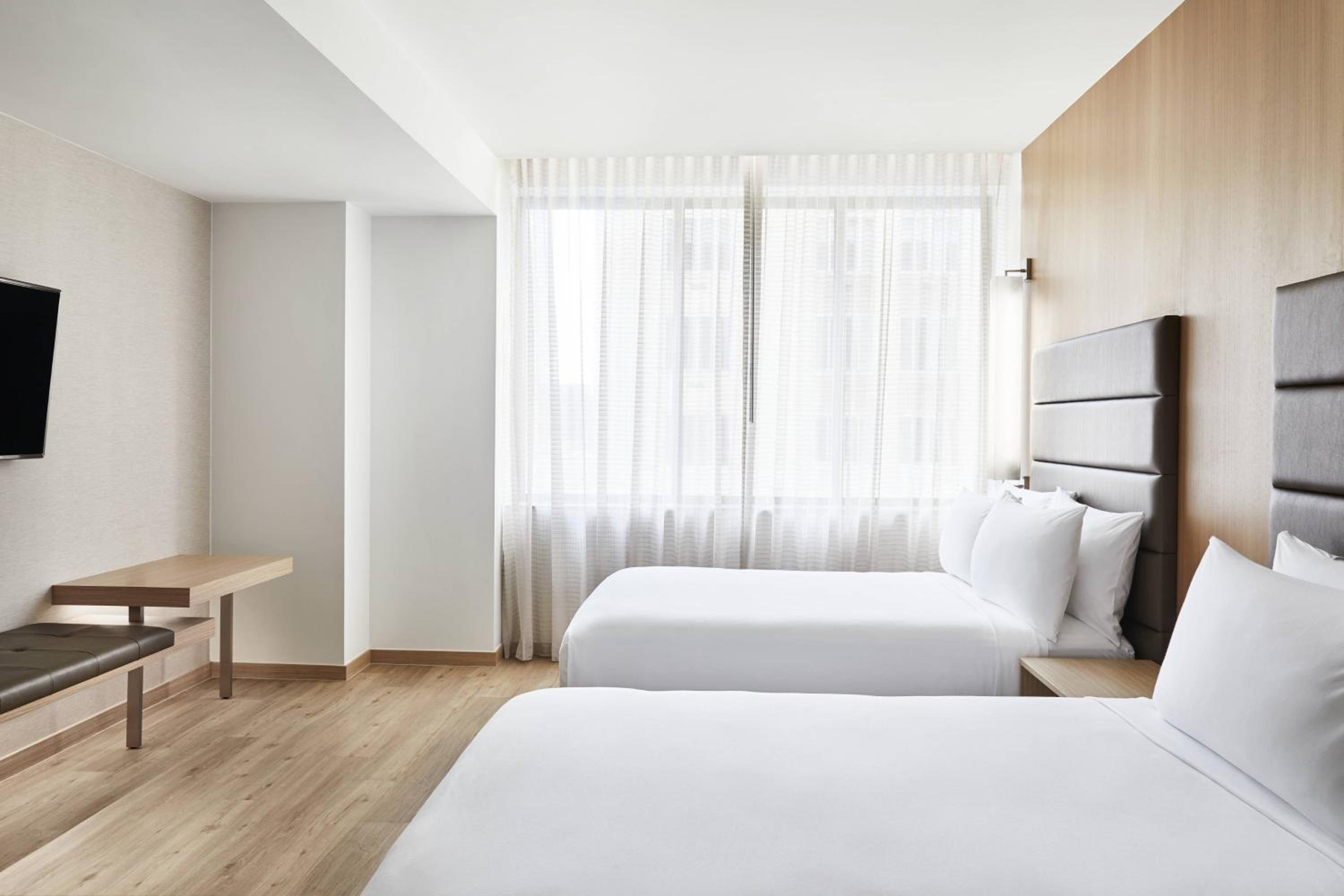 Traditional Double Room with Two Double Beds - Hearing Accessible at AC Hotel Houston Downtown in Houston