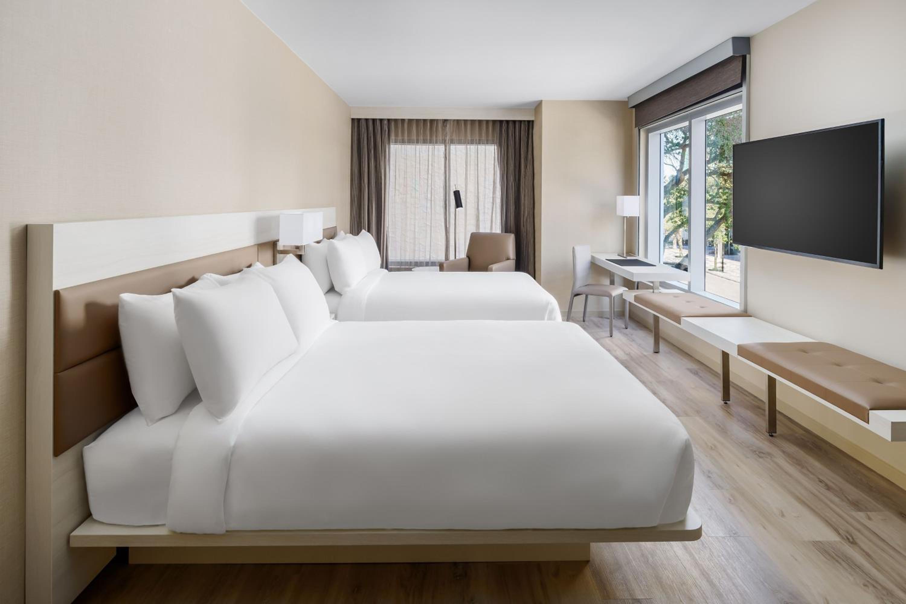 Executive Queen Room with Two Queen Beds and Sofa Bed