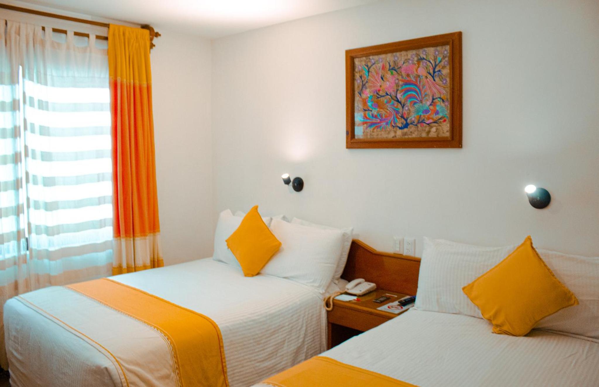 Chambre Intérieure avec 2 Lits Doubles