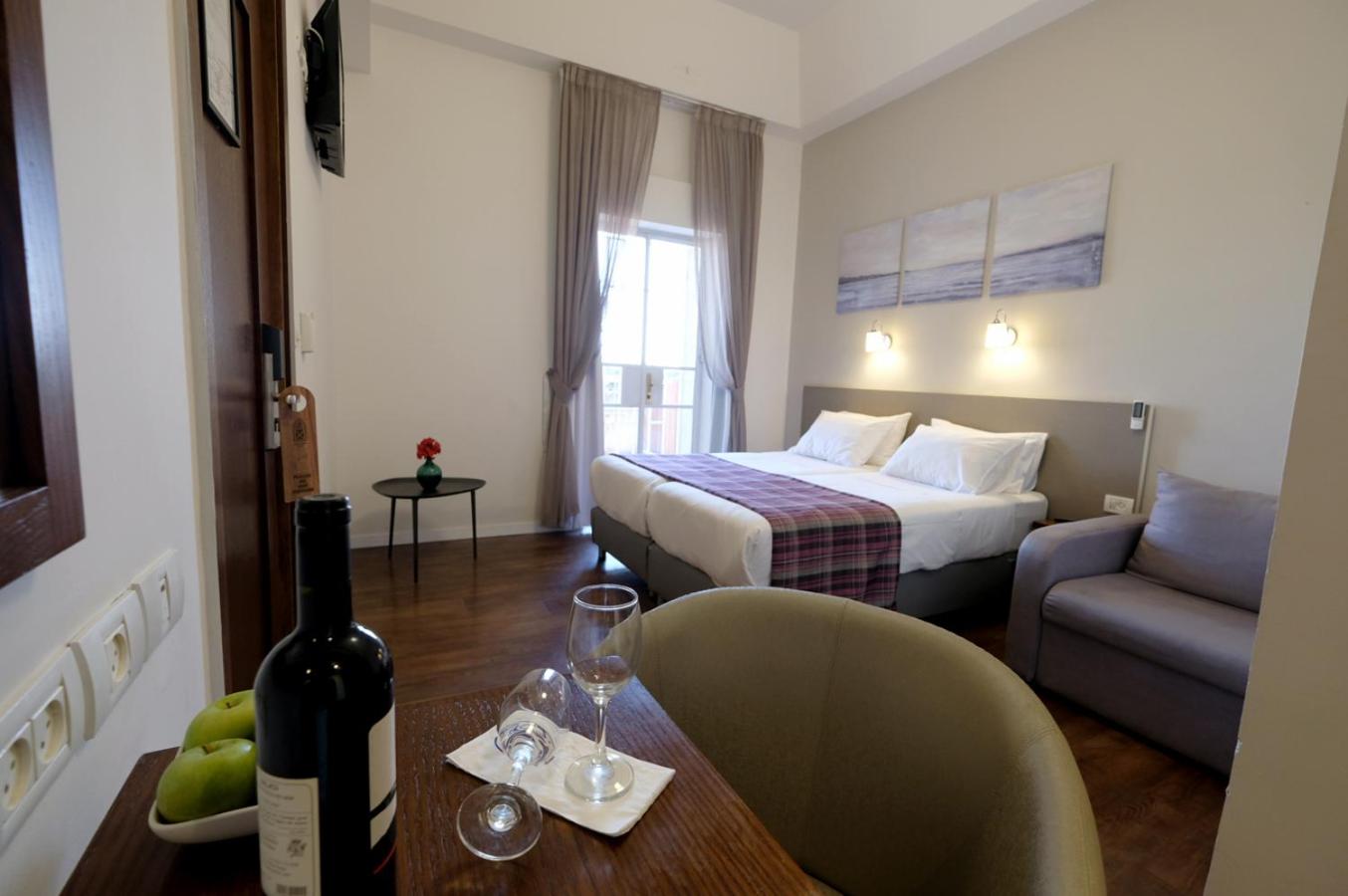 Twin Room with Balcony & City View