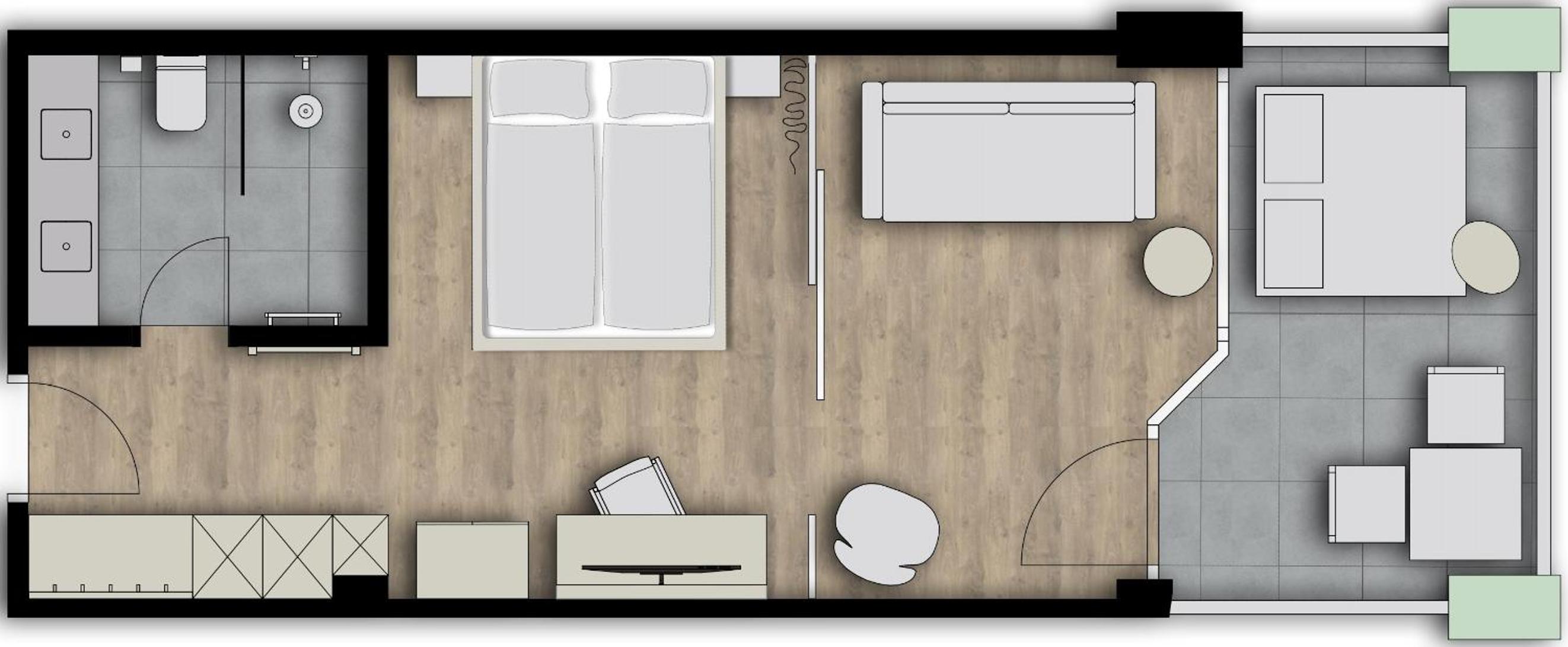 Superior Double Room with Balcony - Photo 6