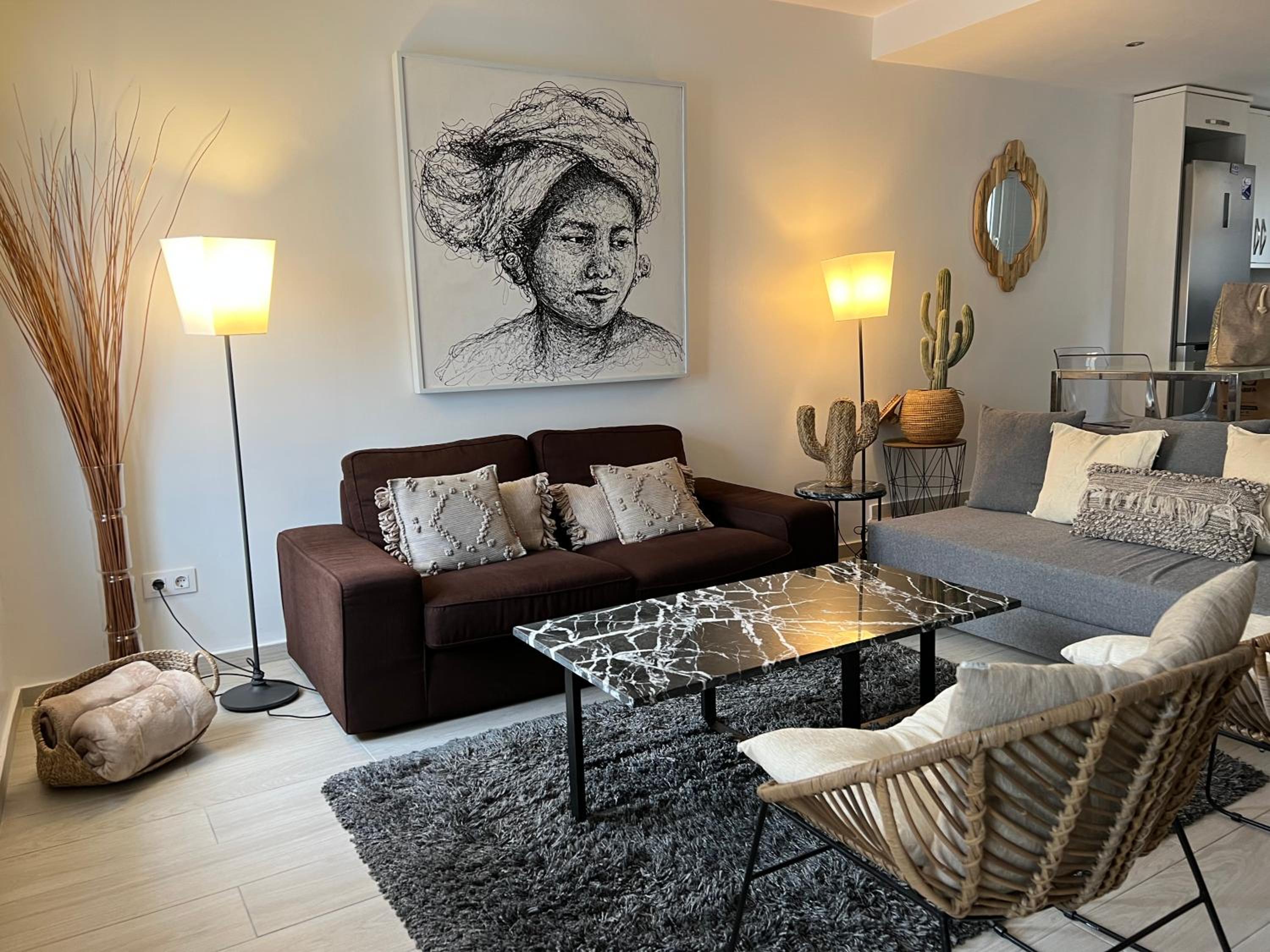 Apartamento de dos habitaciones