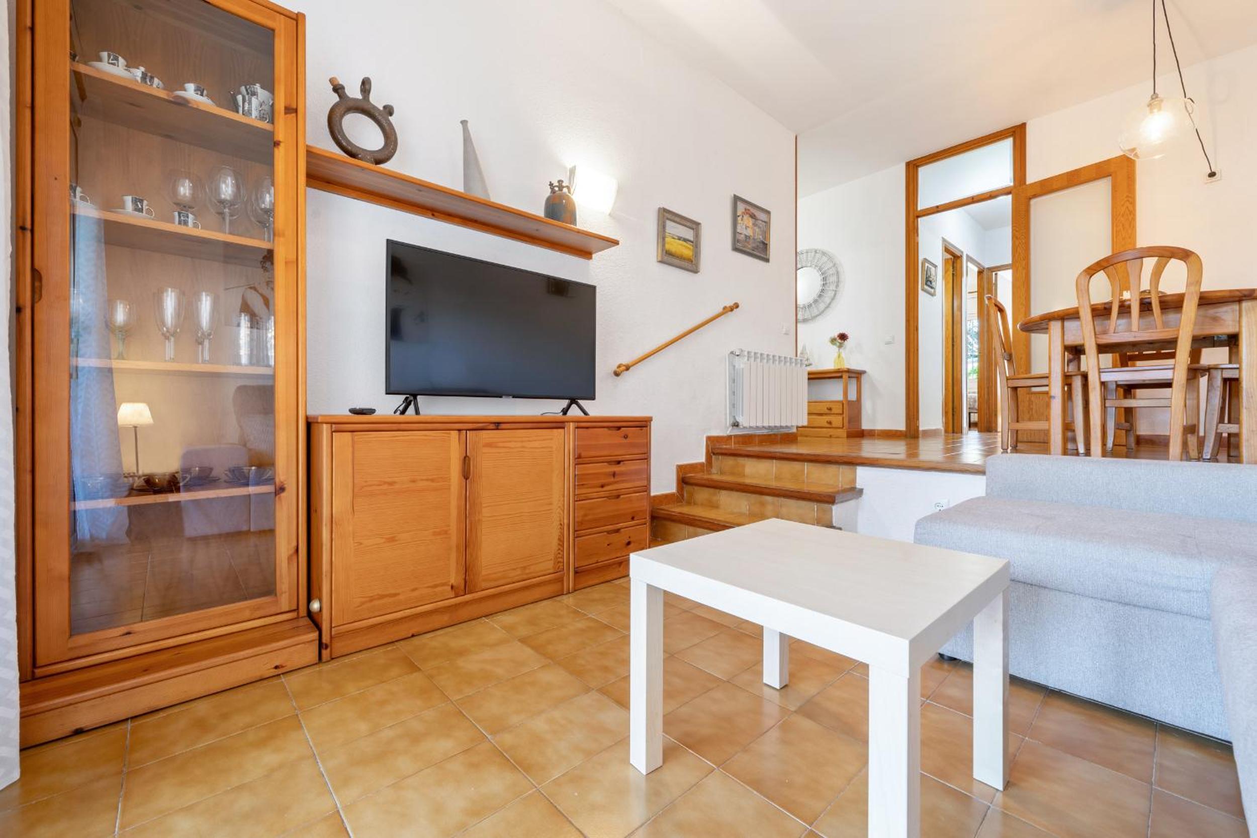 Apartamento con vista a la piscina