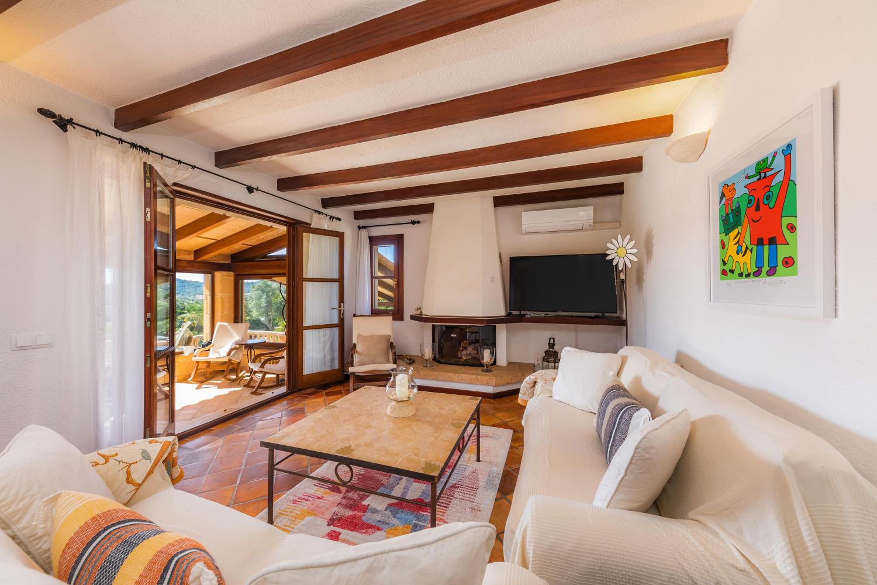 Villa con vistas al jardín