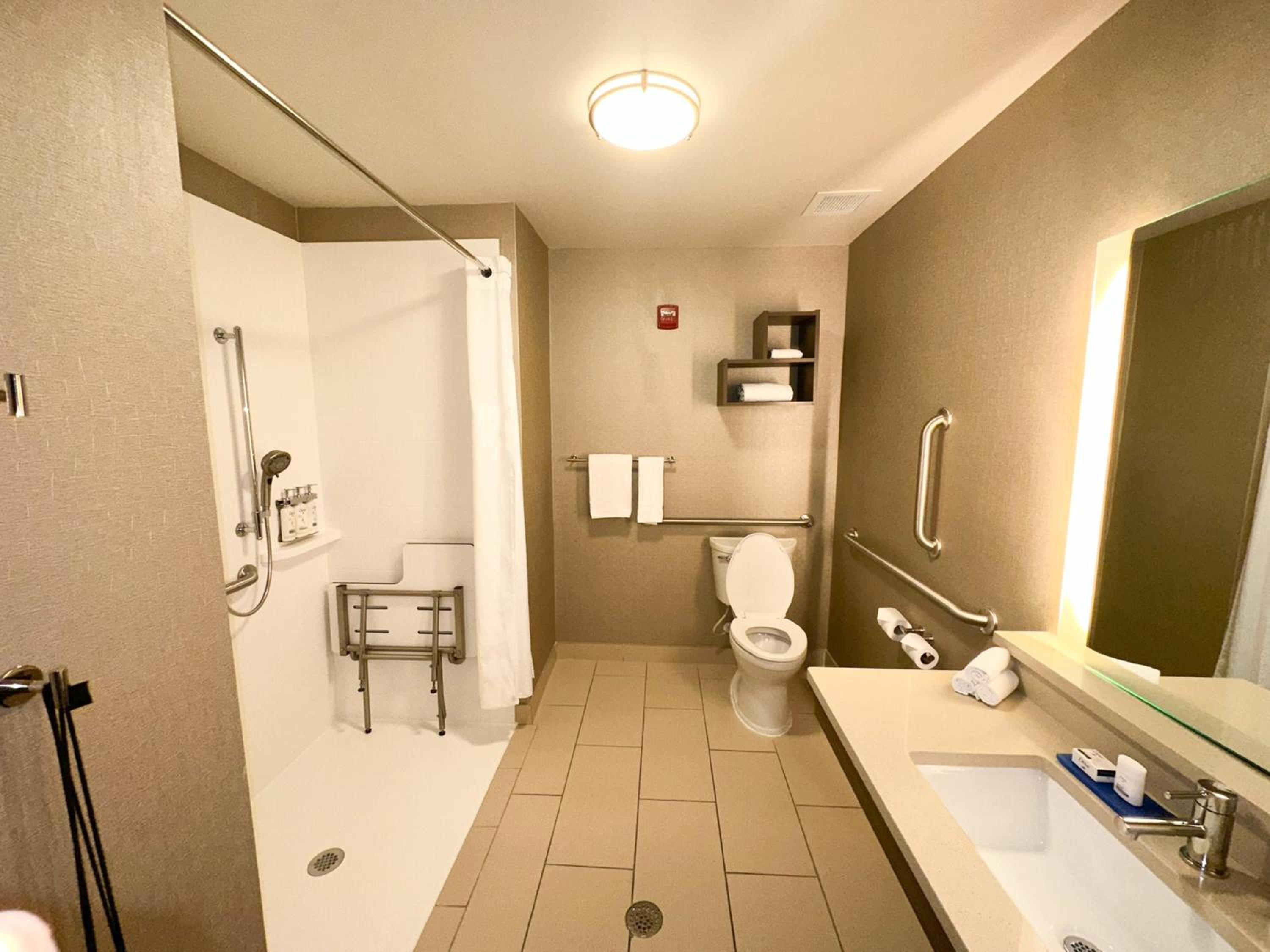 Standard King Room with Mobility Accessible Roll-In Shower photo 2