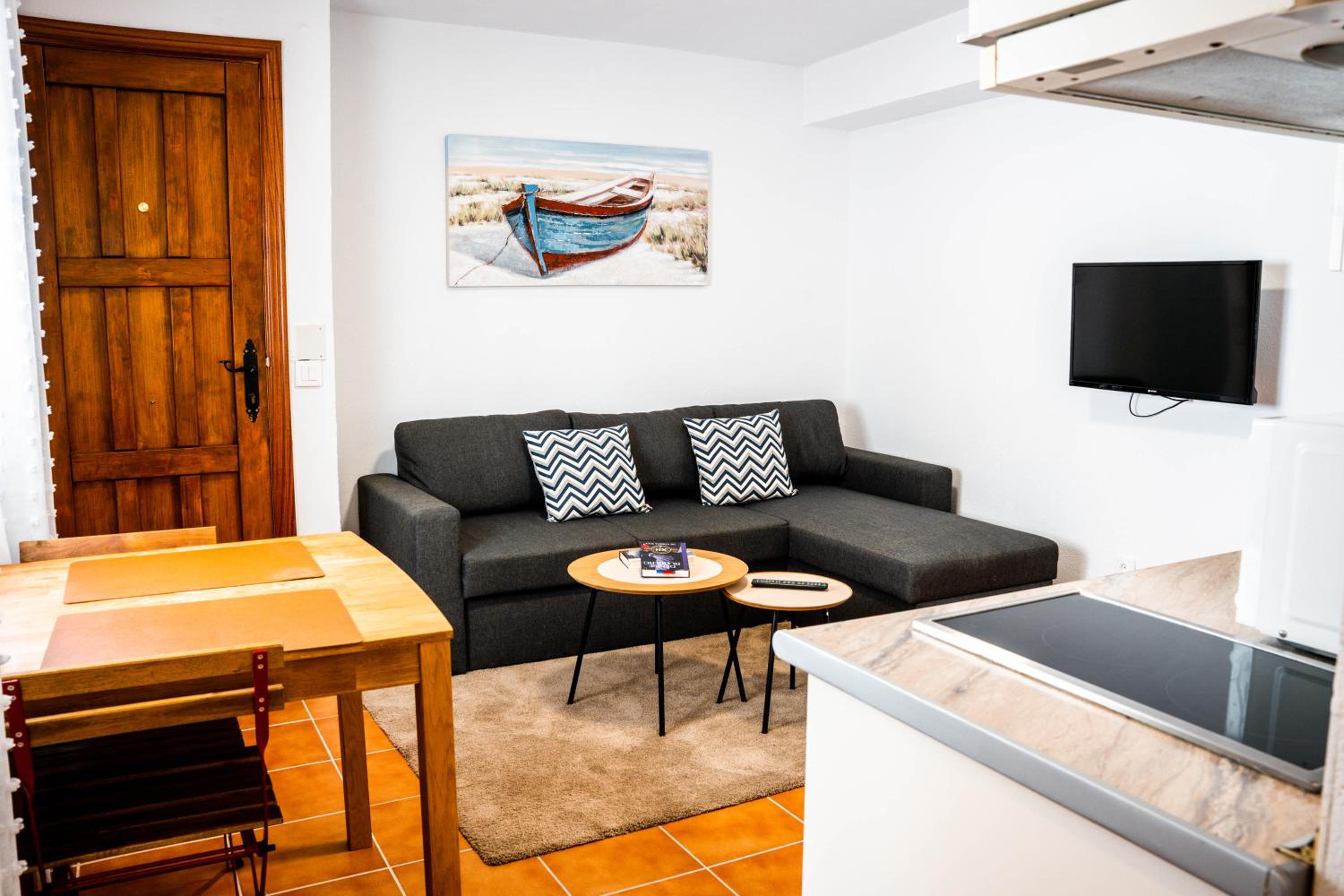 Apartamento con vista al jardín